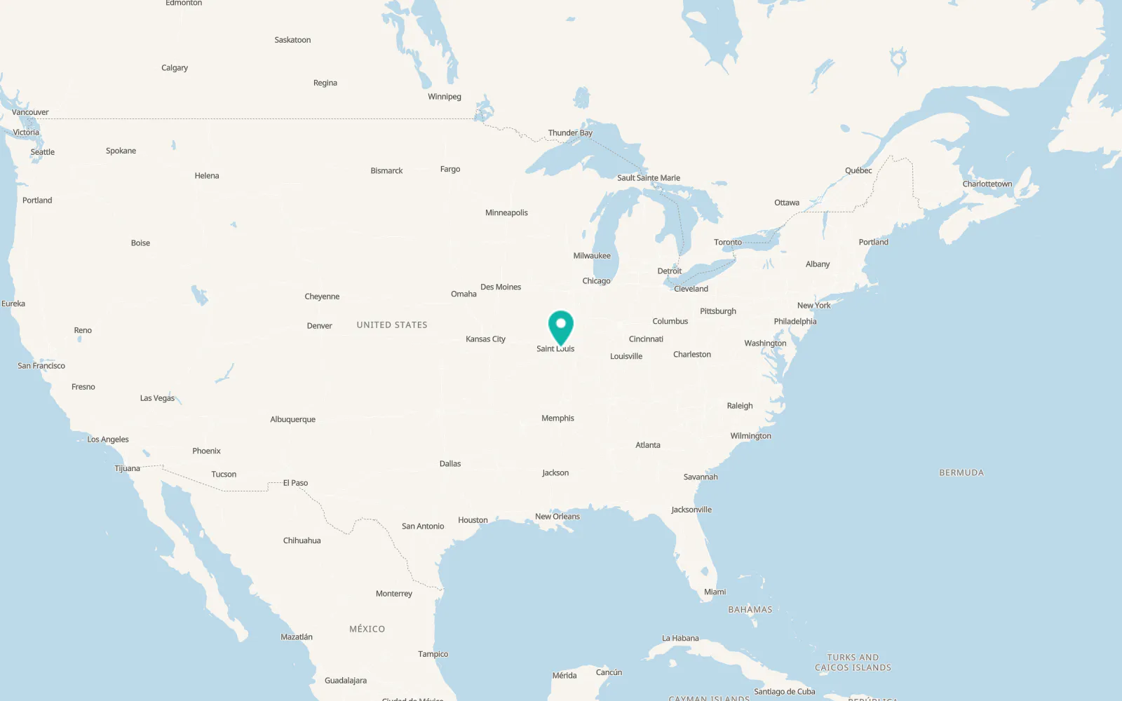 Map of Scott Air Force Base