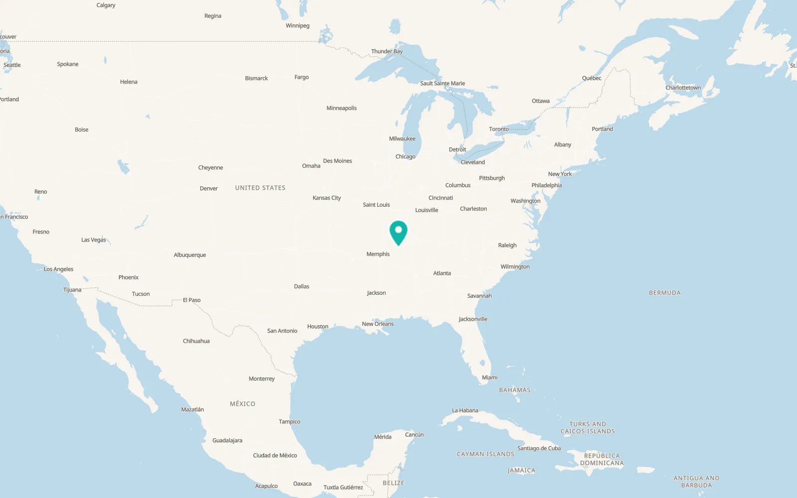 Map of Scotts Hill