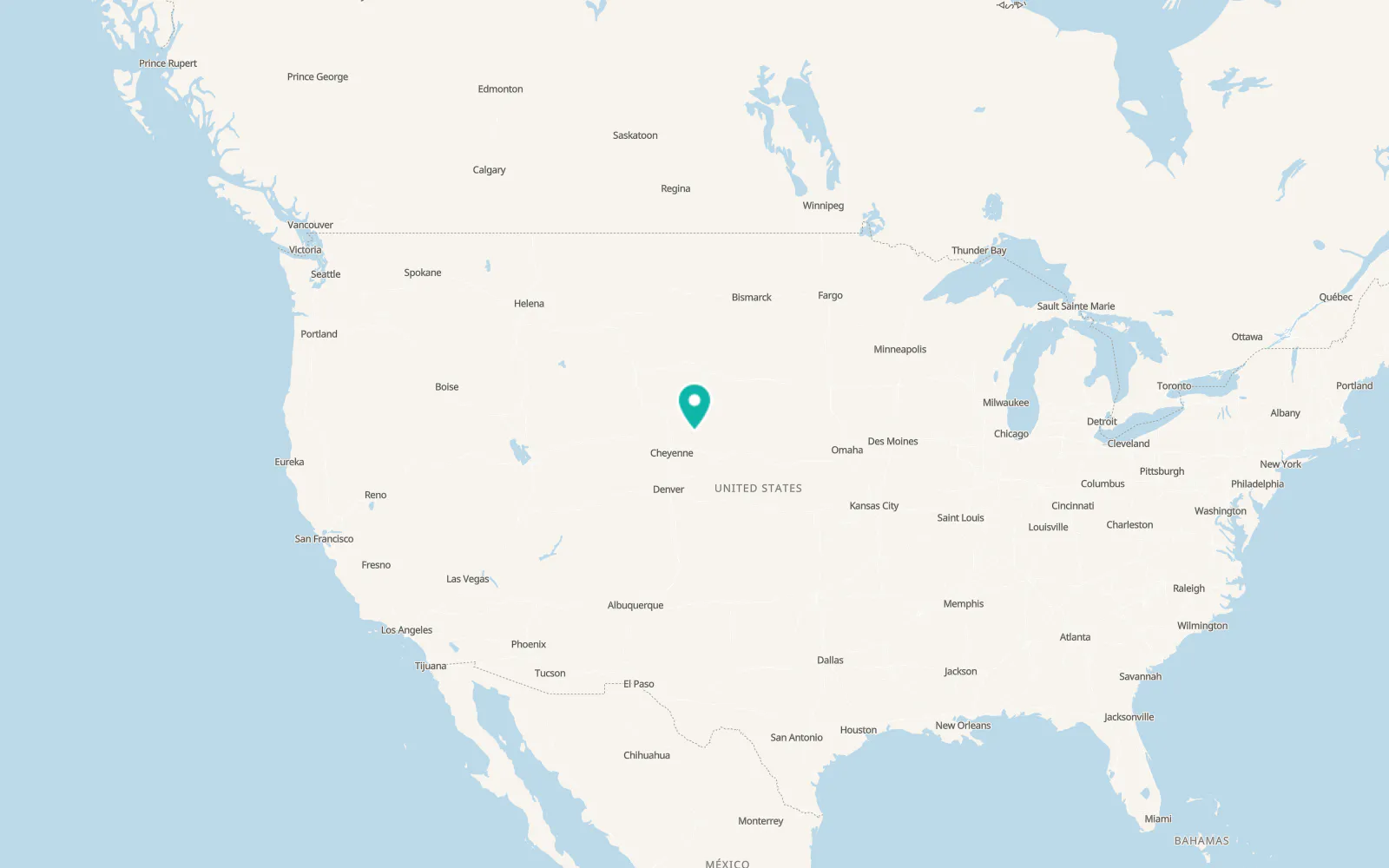 Map of Scottsbluff
