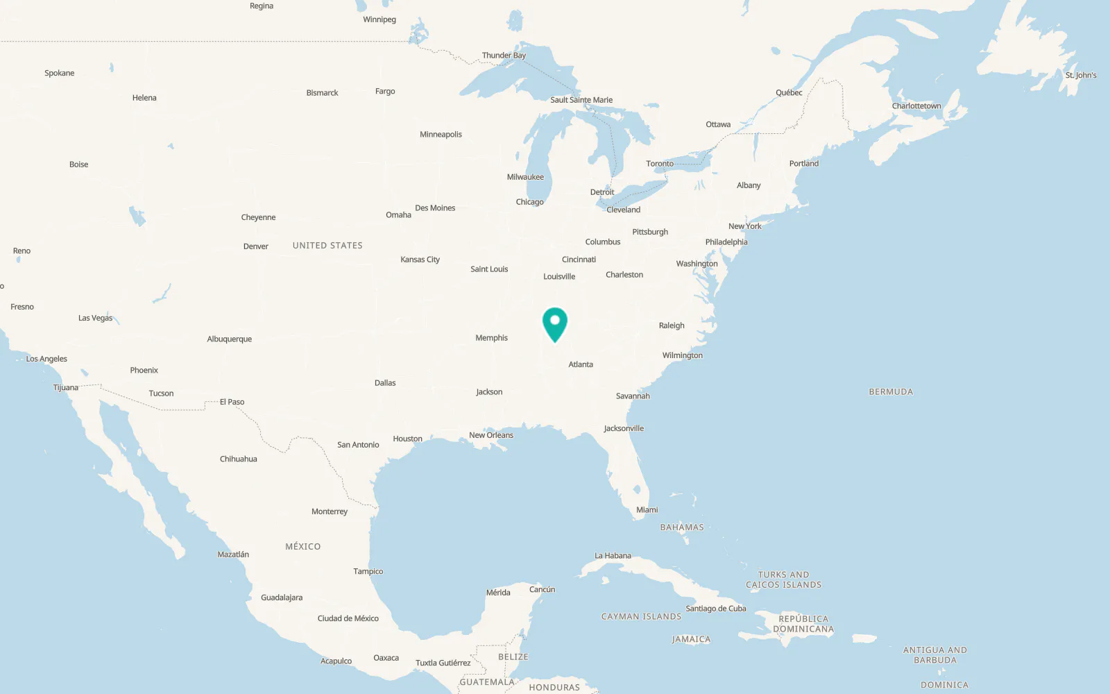 Map of Scottsboro