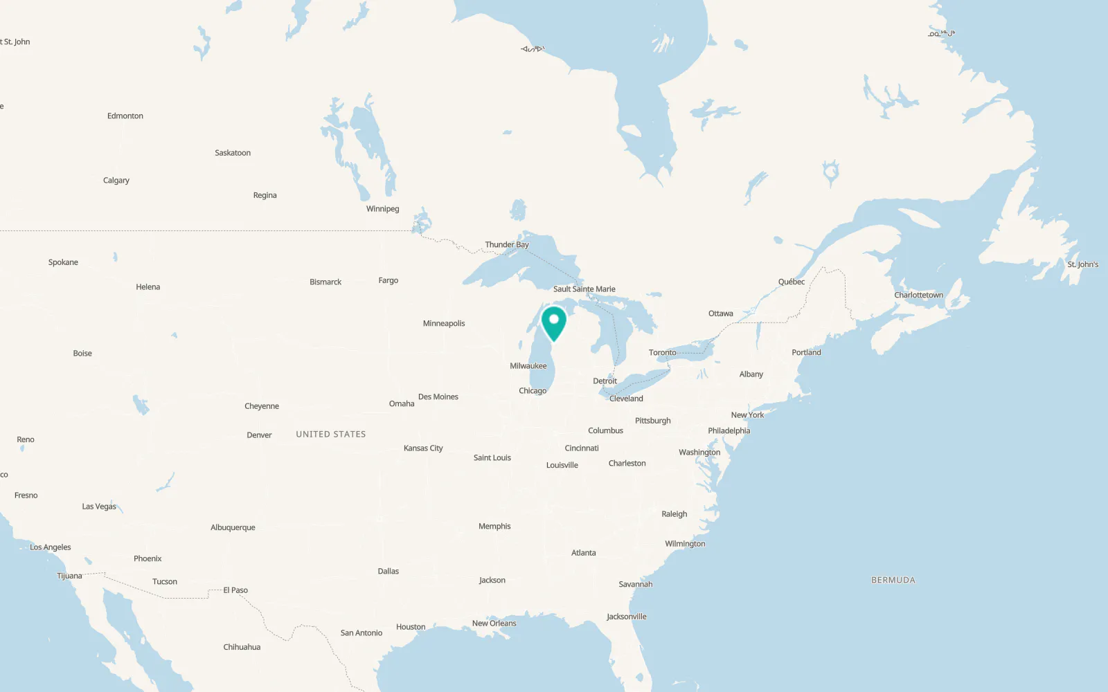 Map of Scottville