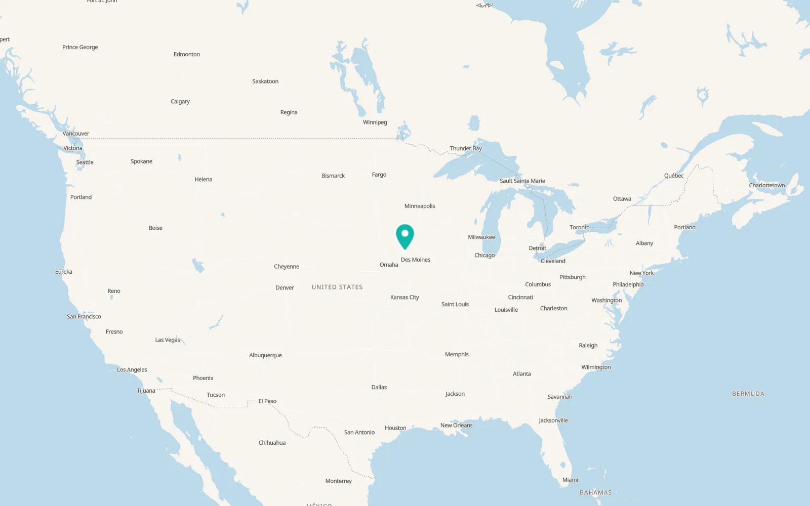 Map of Scranton