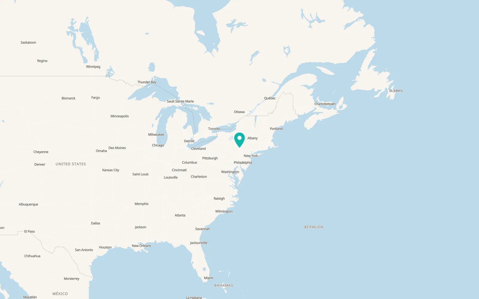 Map of Scranton