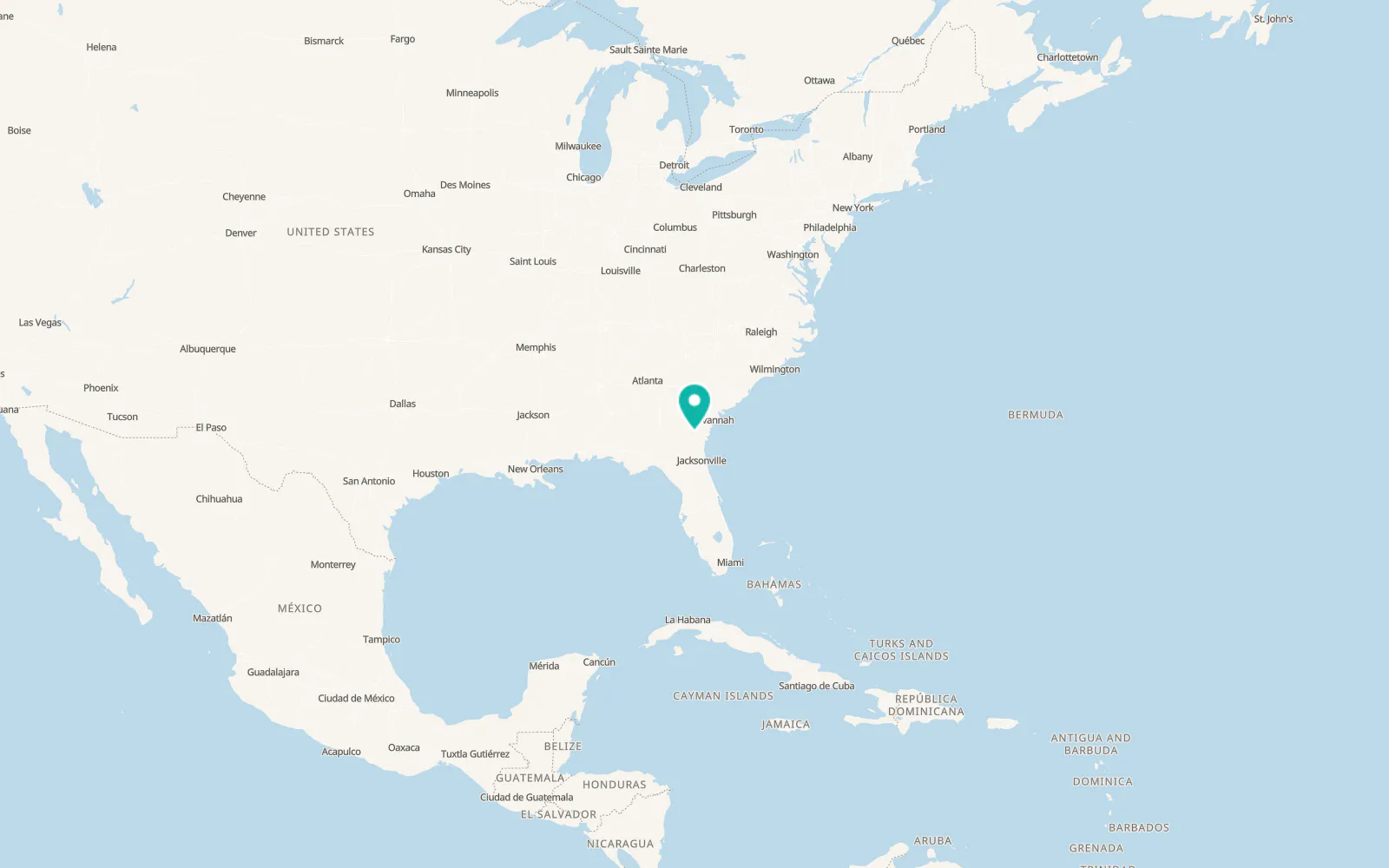 Map of Screven