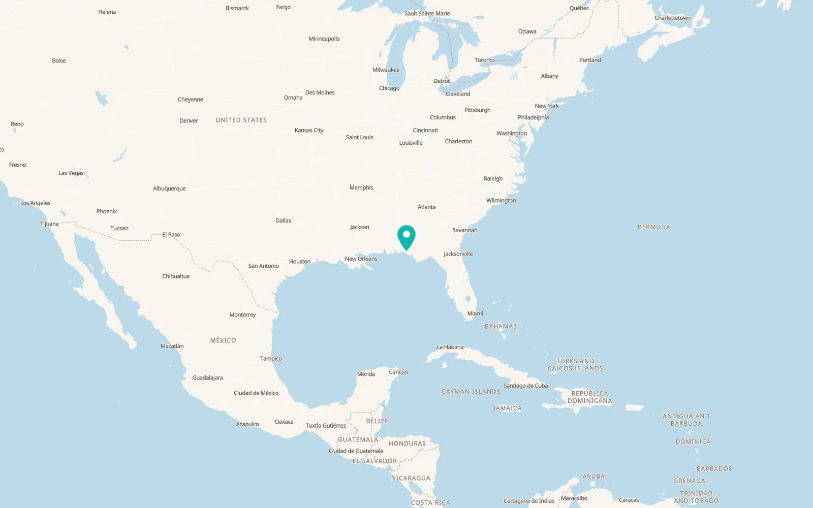 Map of Seaside