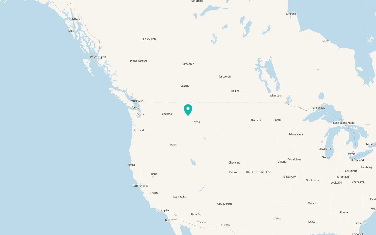Map of Seeley Lake