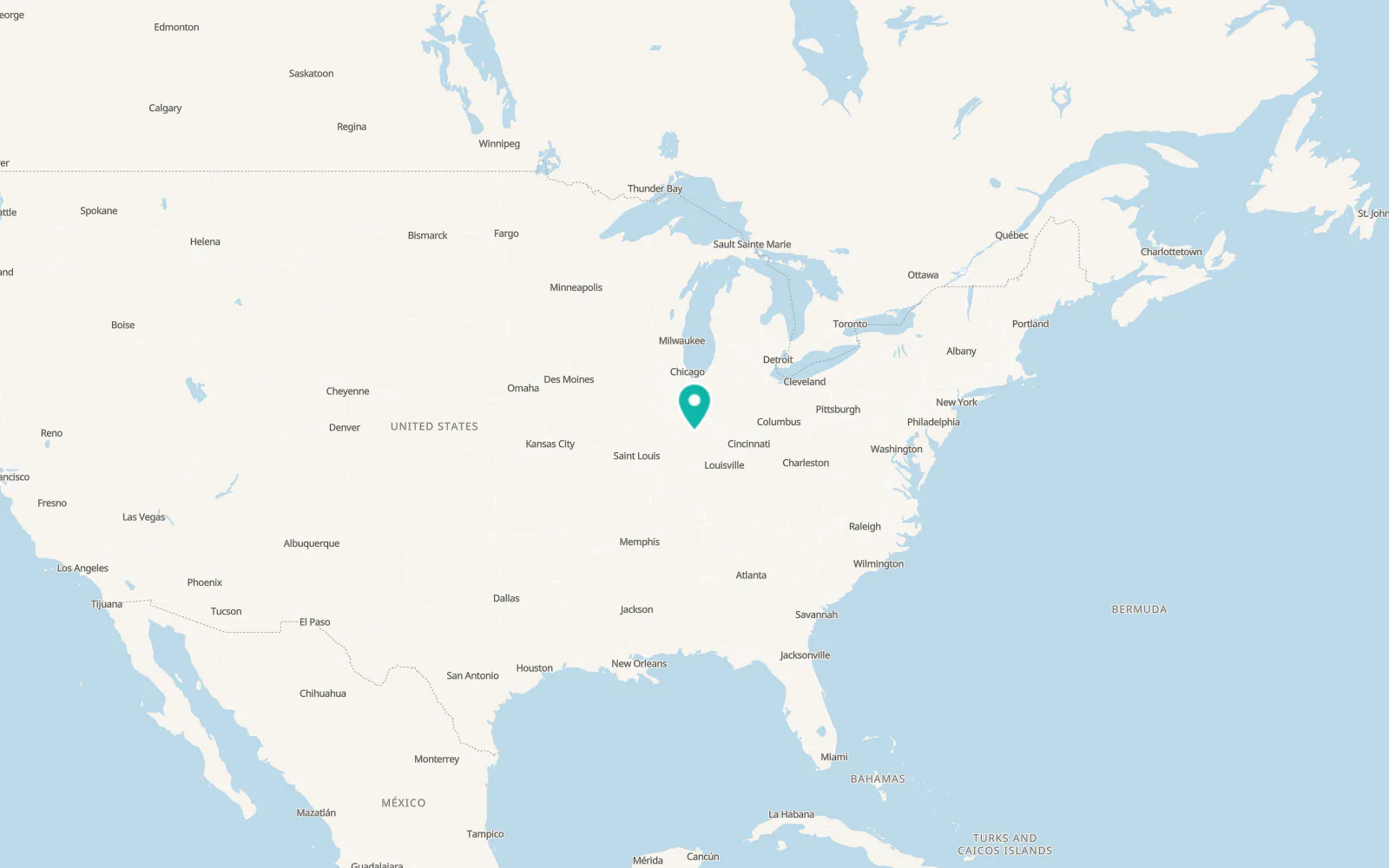 Map of Seelyville