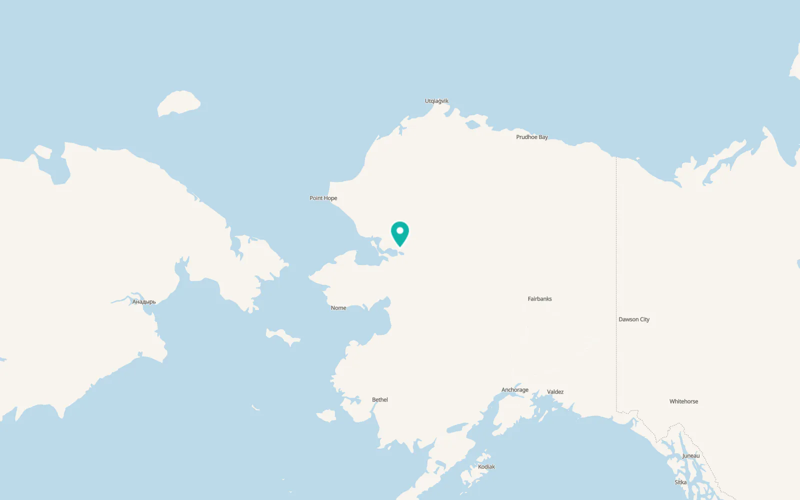 Map of Selawik