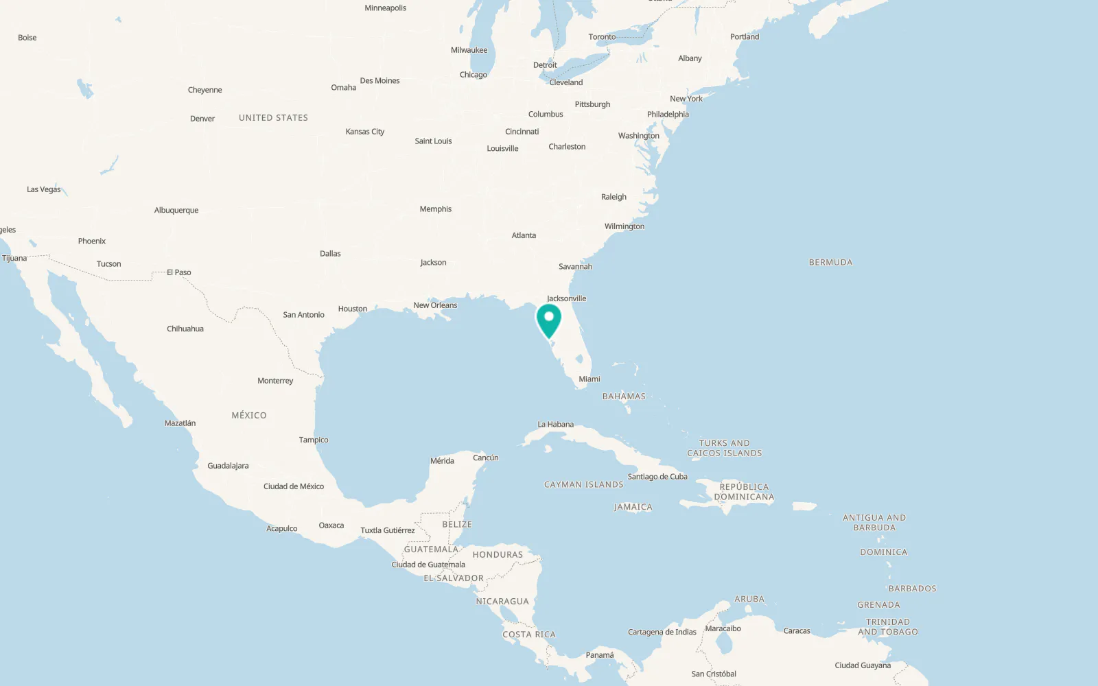 Map of Seminole