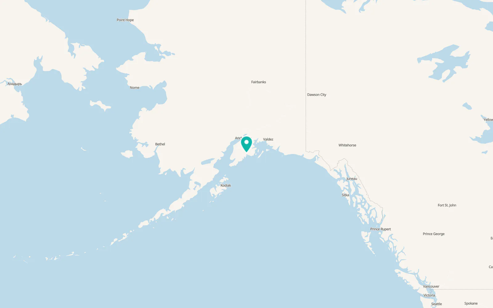 Map of Seward