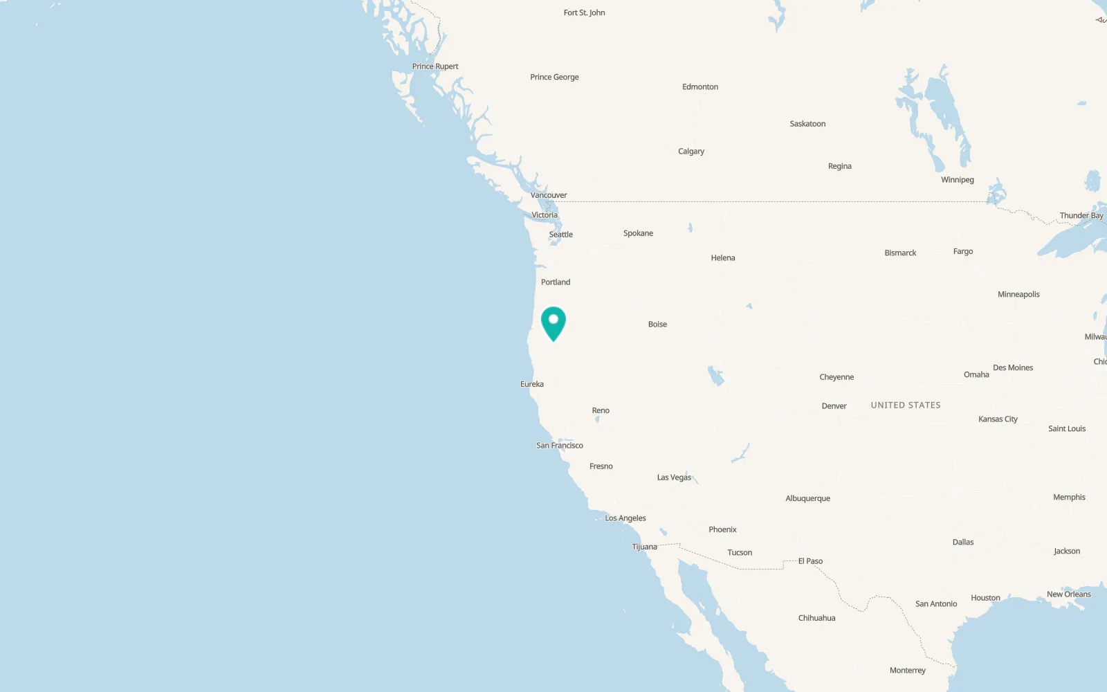 Map of Shady Cove