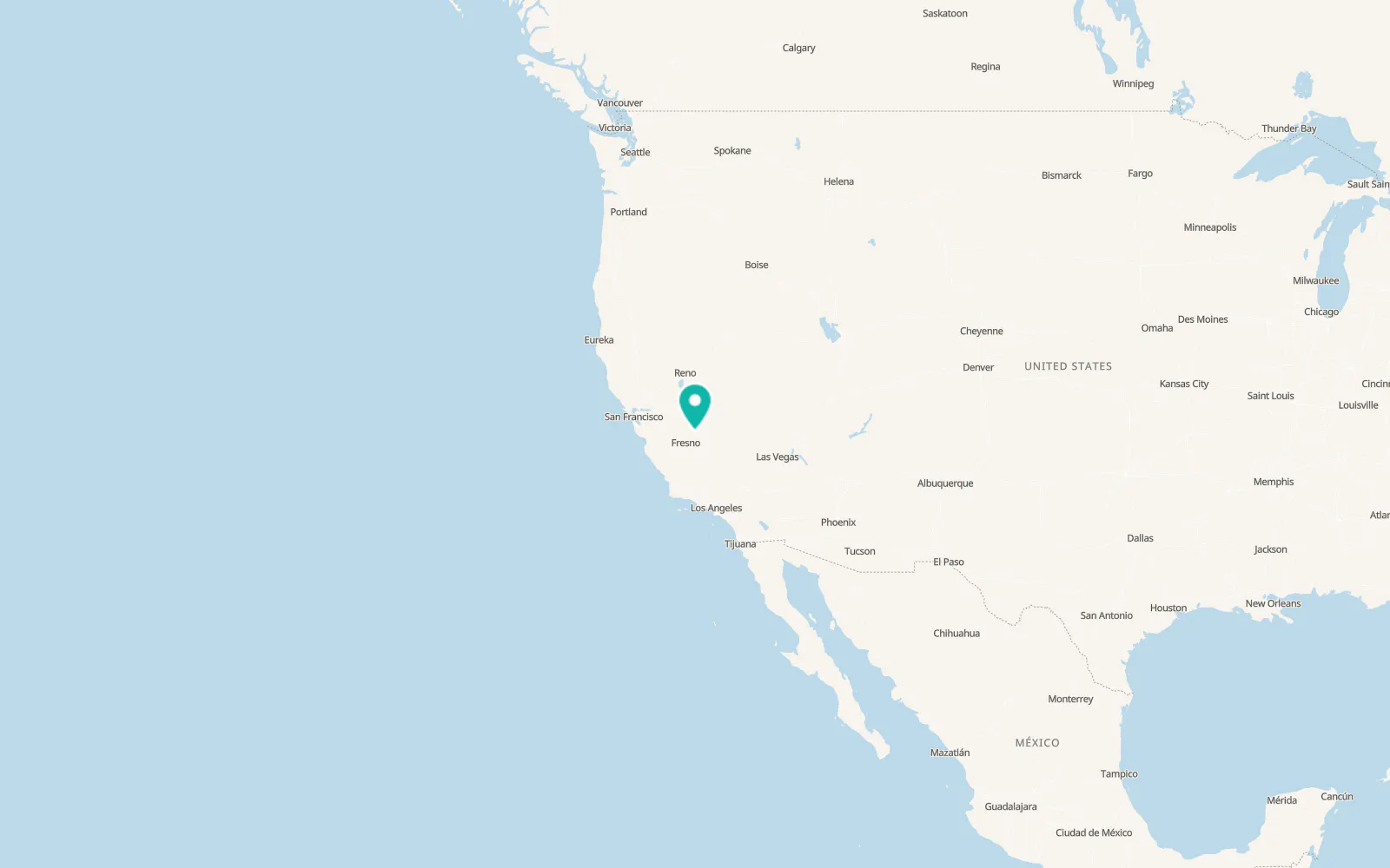 Map of Shaver Lake