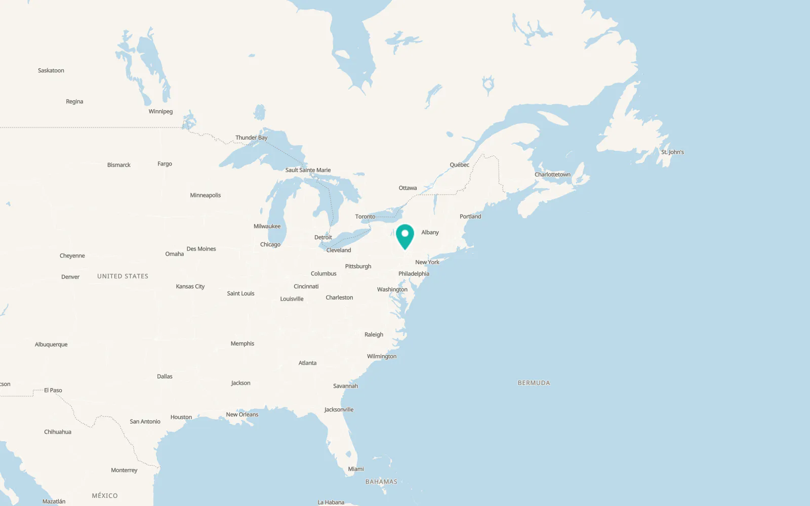 Map of Shavertown