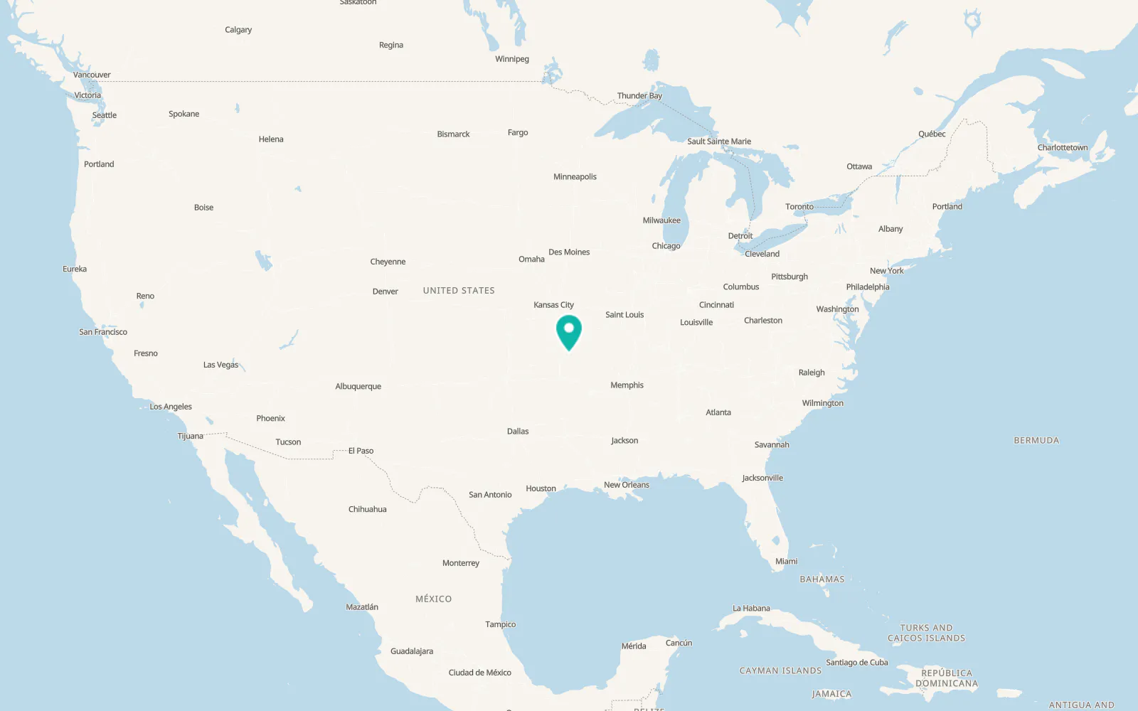 Map of Shell Knob