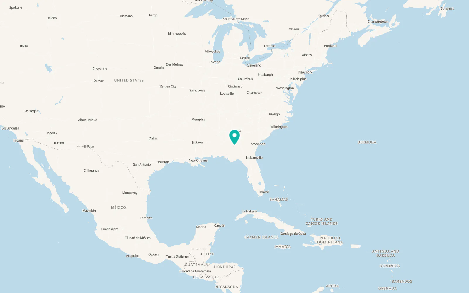 Map of Shellman