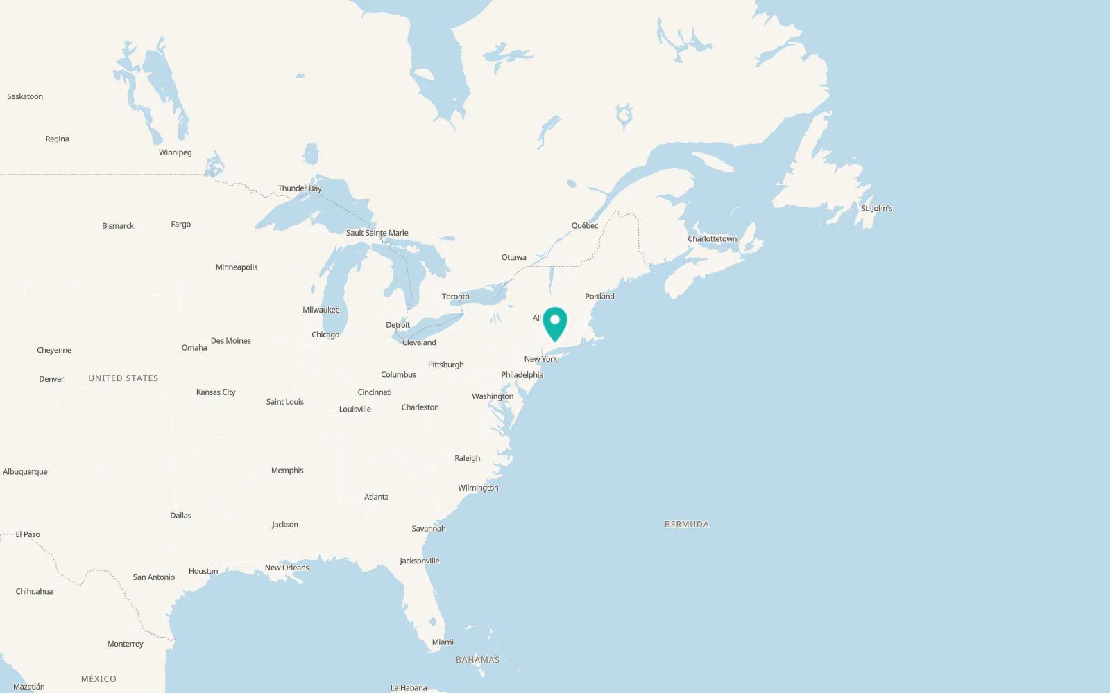 Map of Shelton