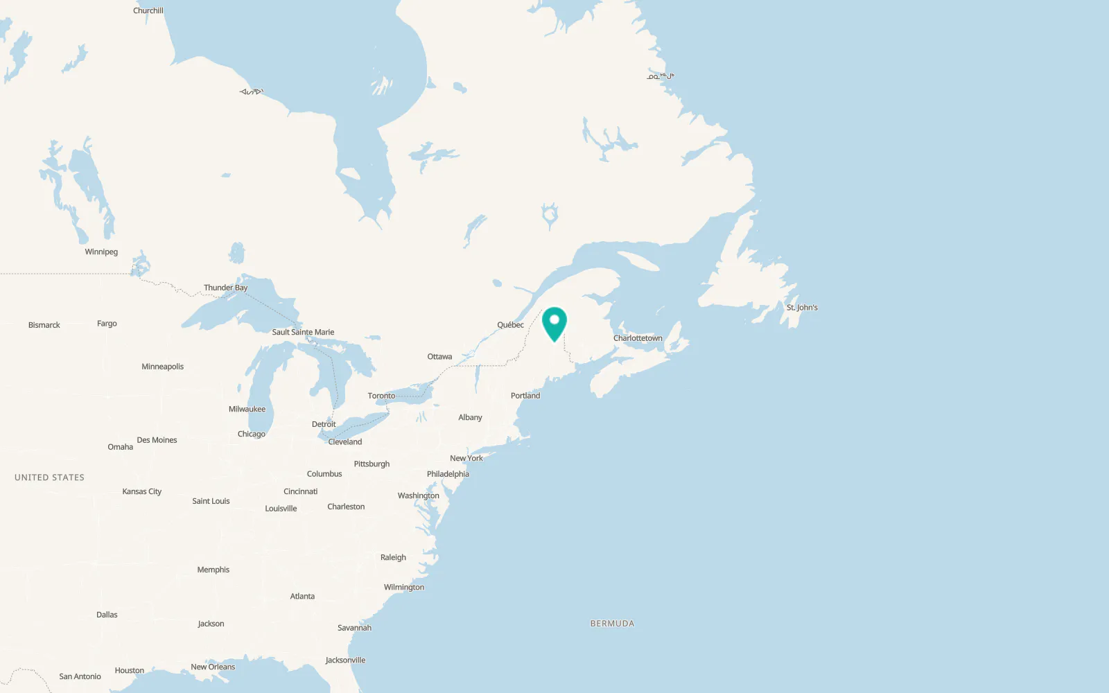 Map of Sherman