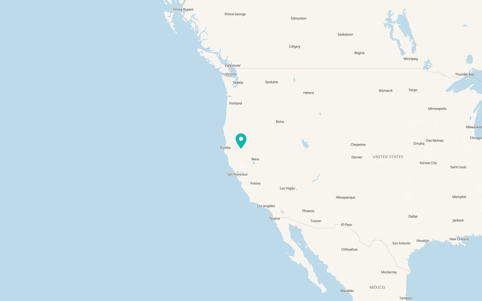 Map of Shingletown