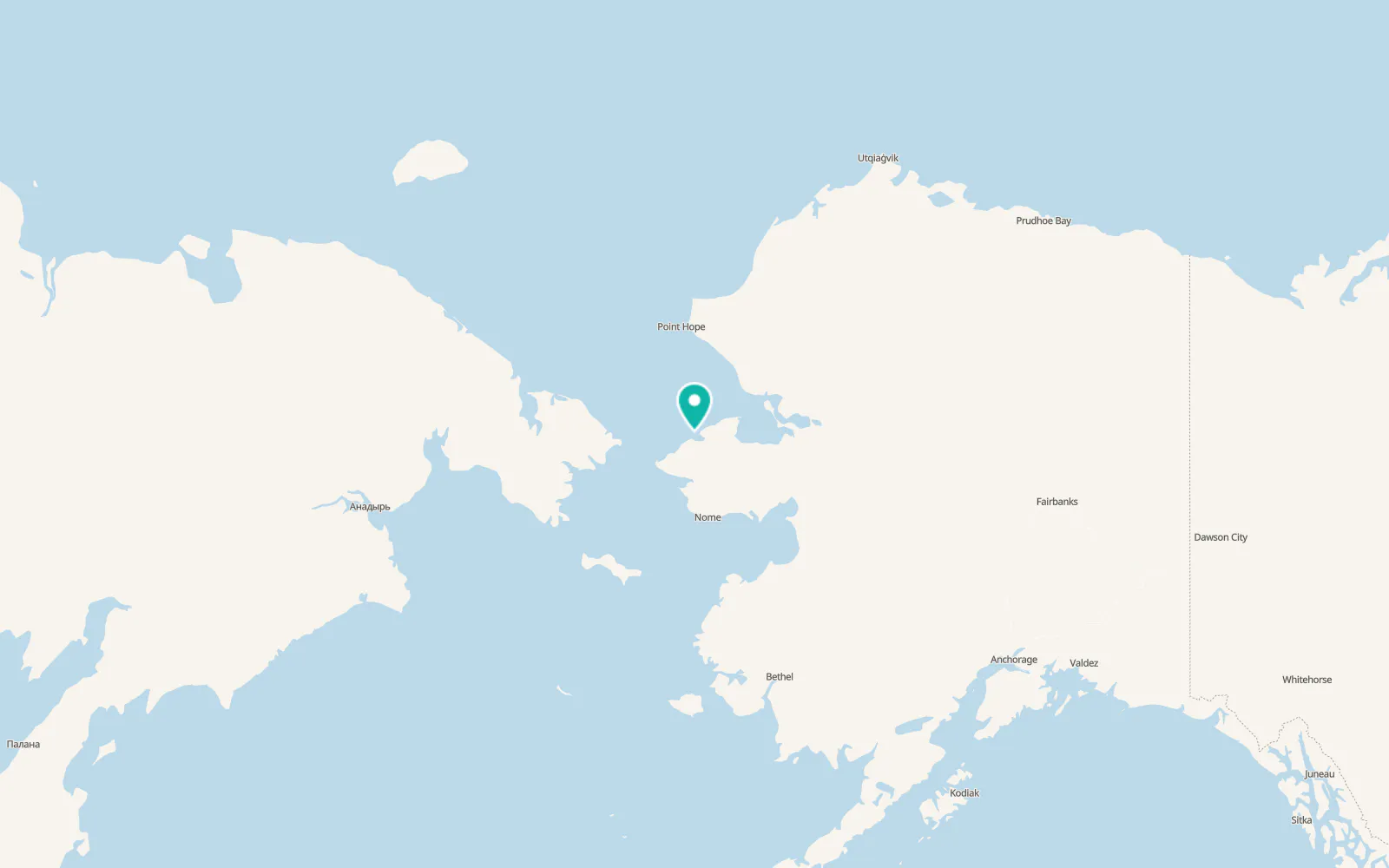 Map of Shishmaref