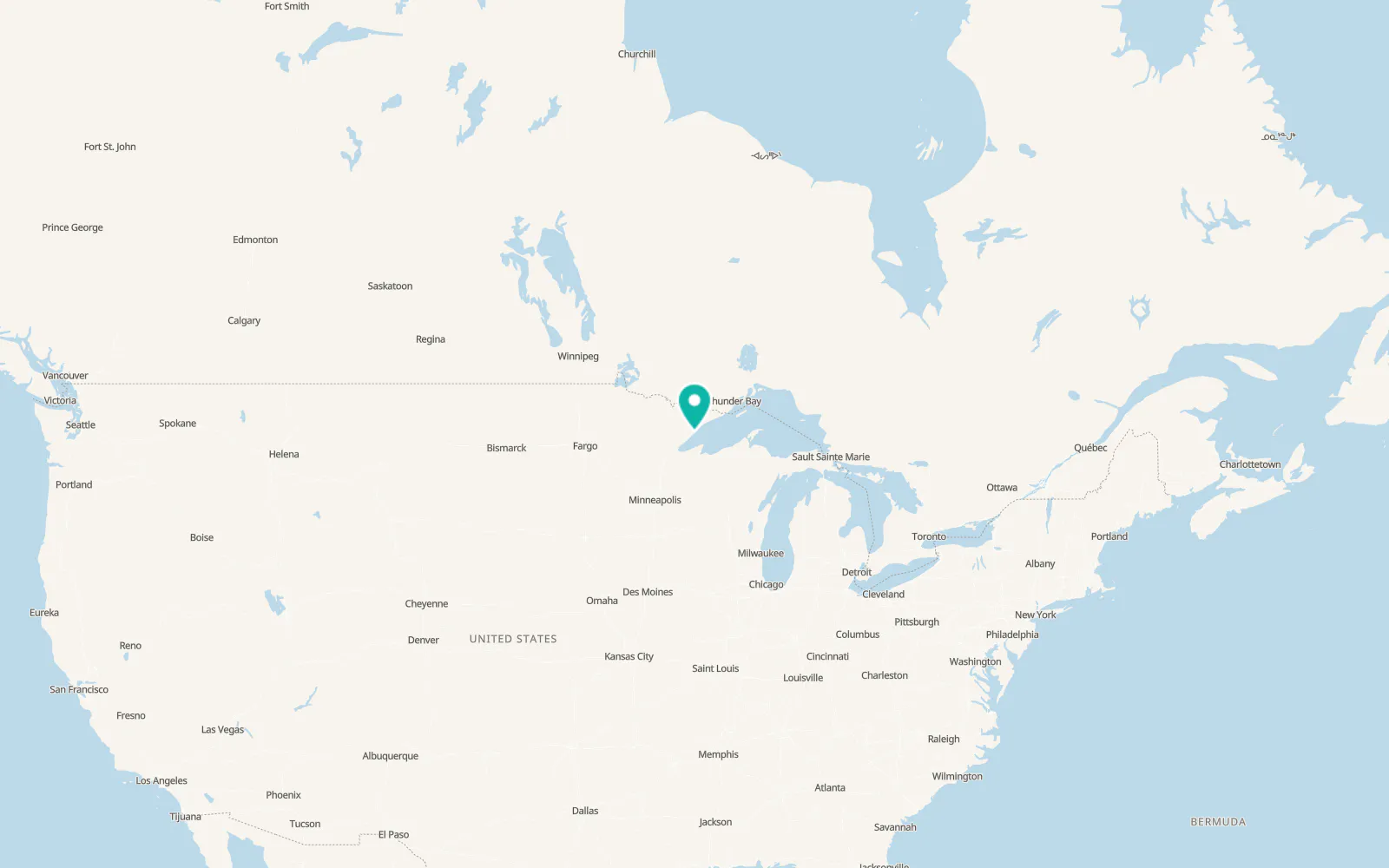 Map of Silver Bay