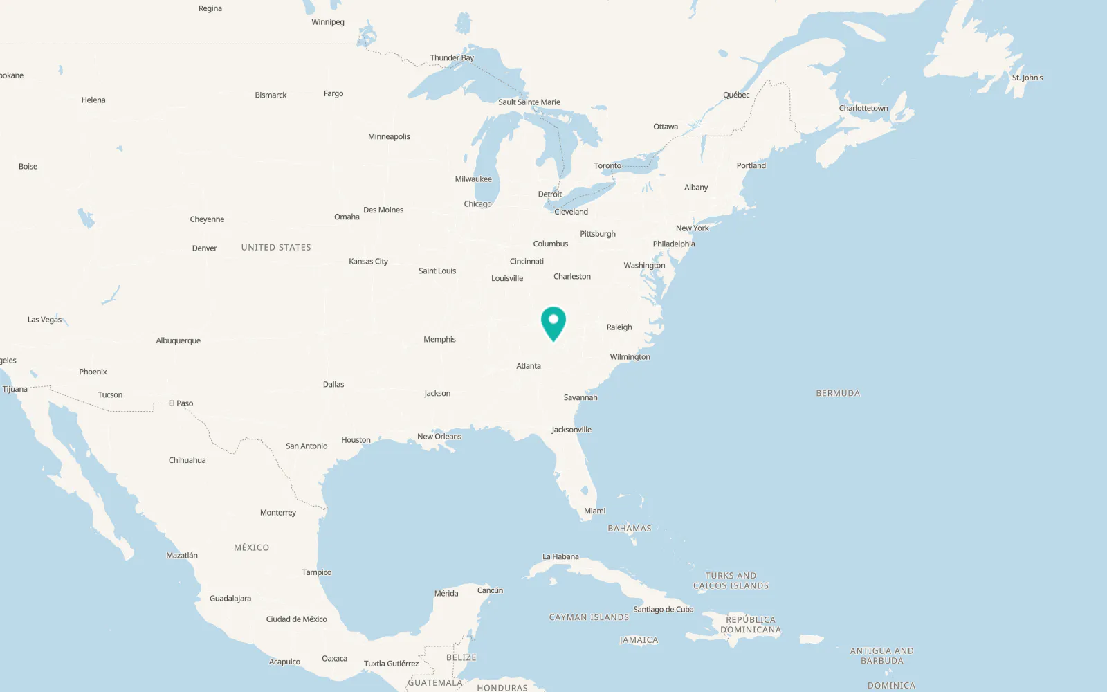 Map of Six Mile