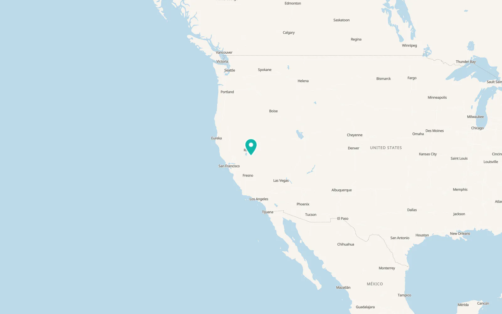 Map of Smith Valley