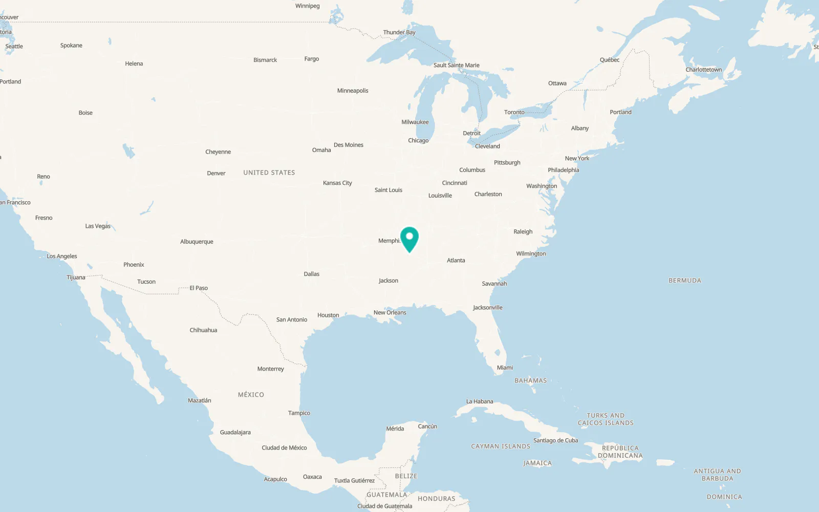 Map of Smithville