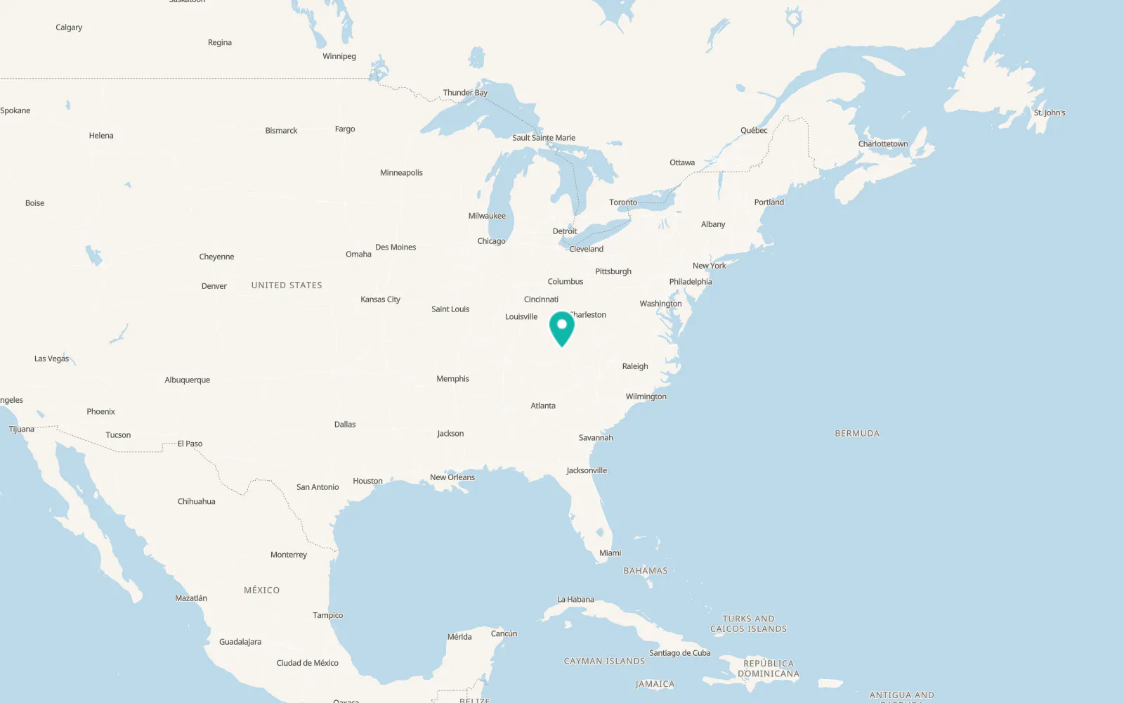 Map of Sneedville