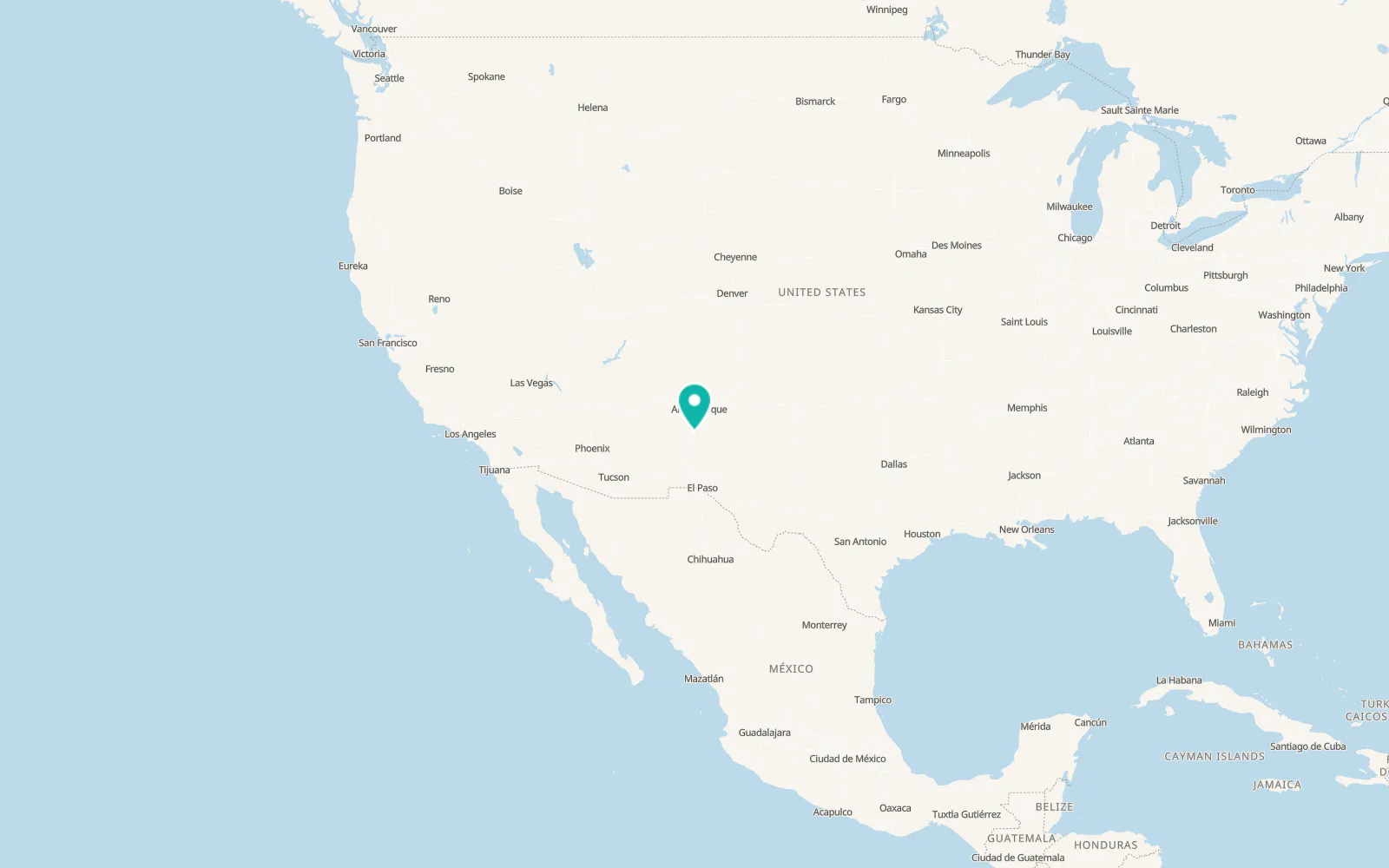Map of Socorro