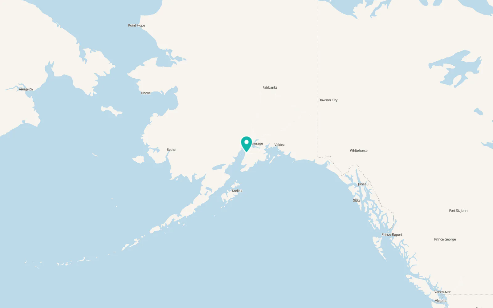 Map of Soldotna