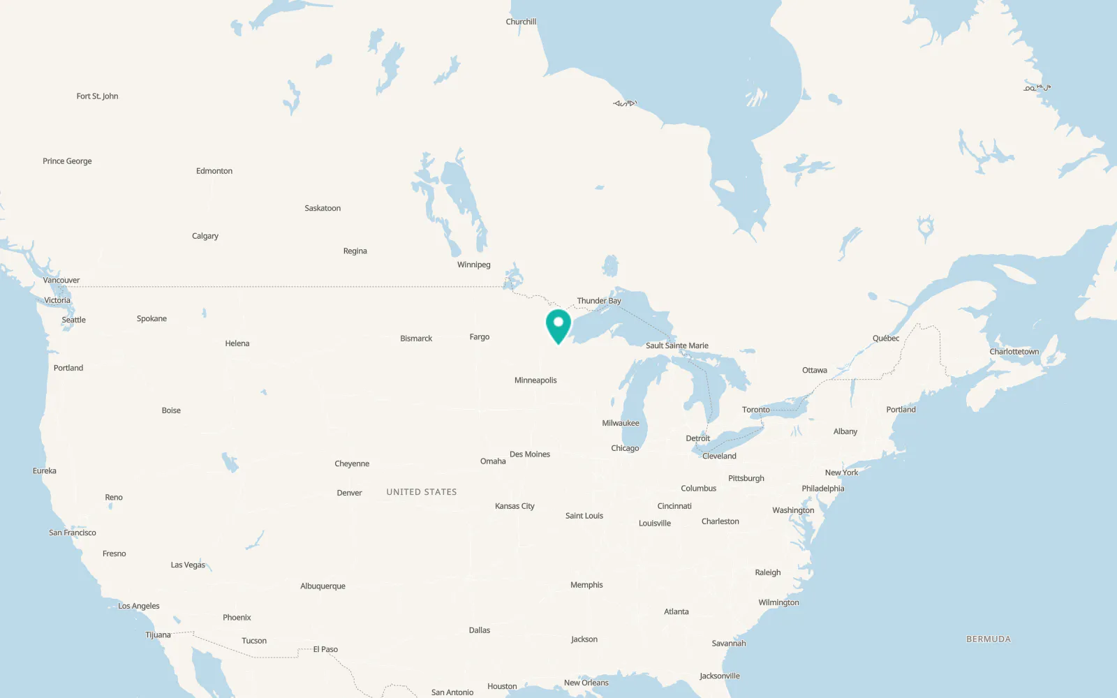 Map of Solon Springs
