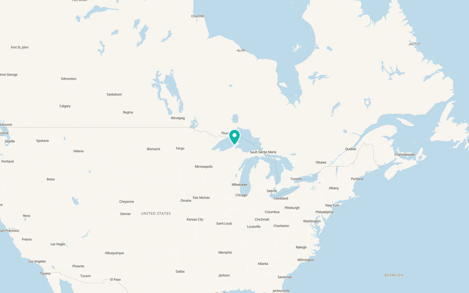 Map of South Range