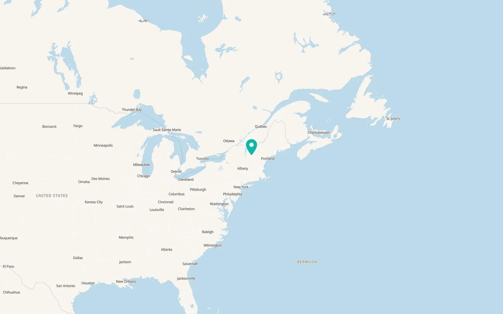 Map of South Royalton