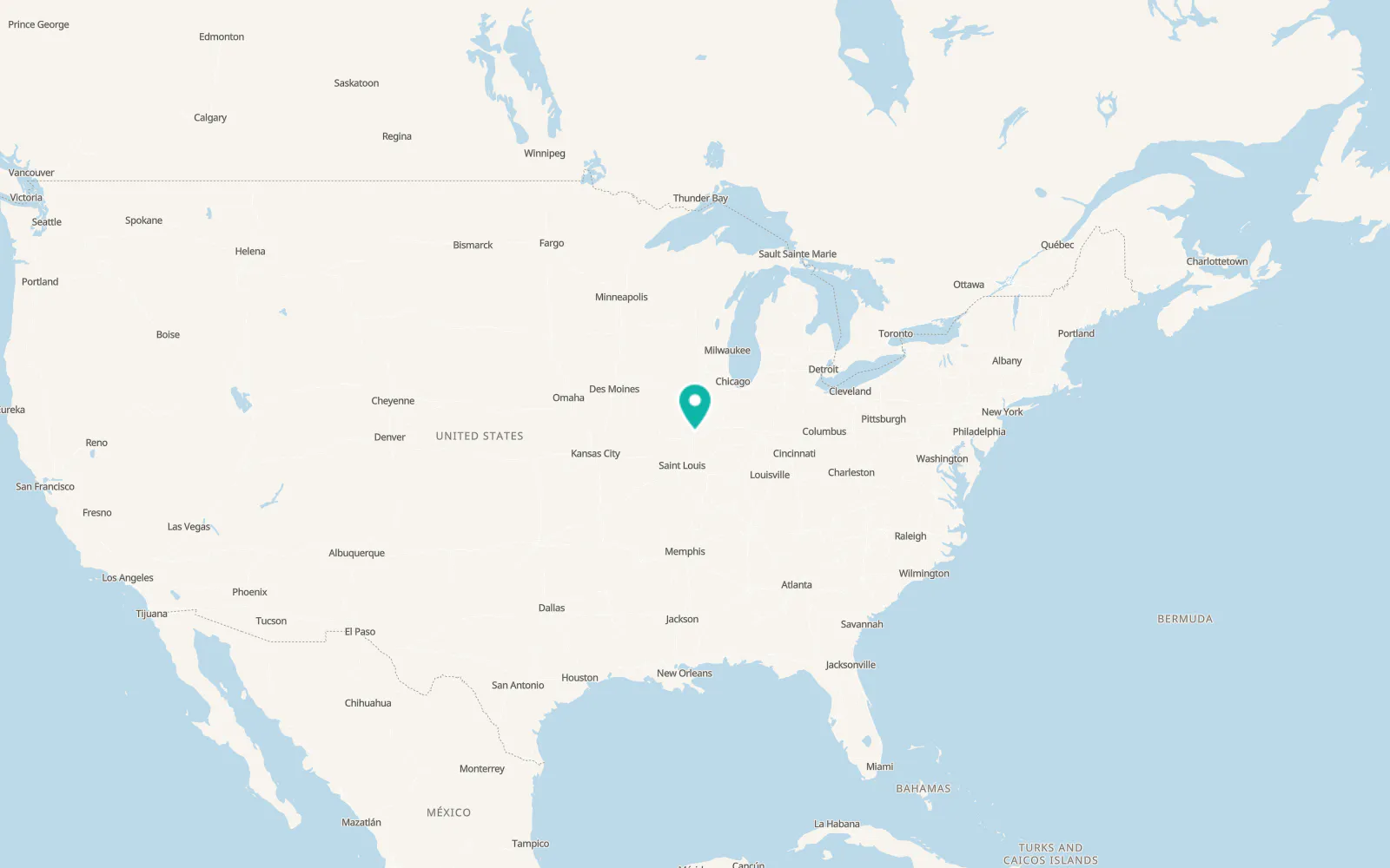 Map of Spaulding
