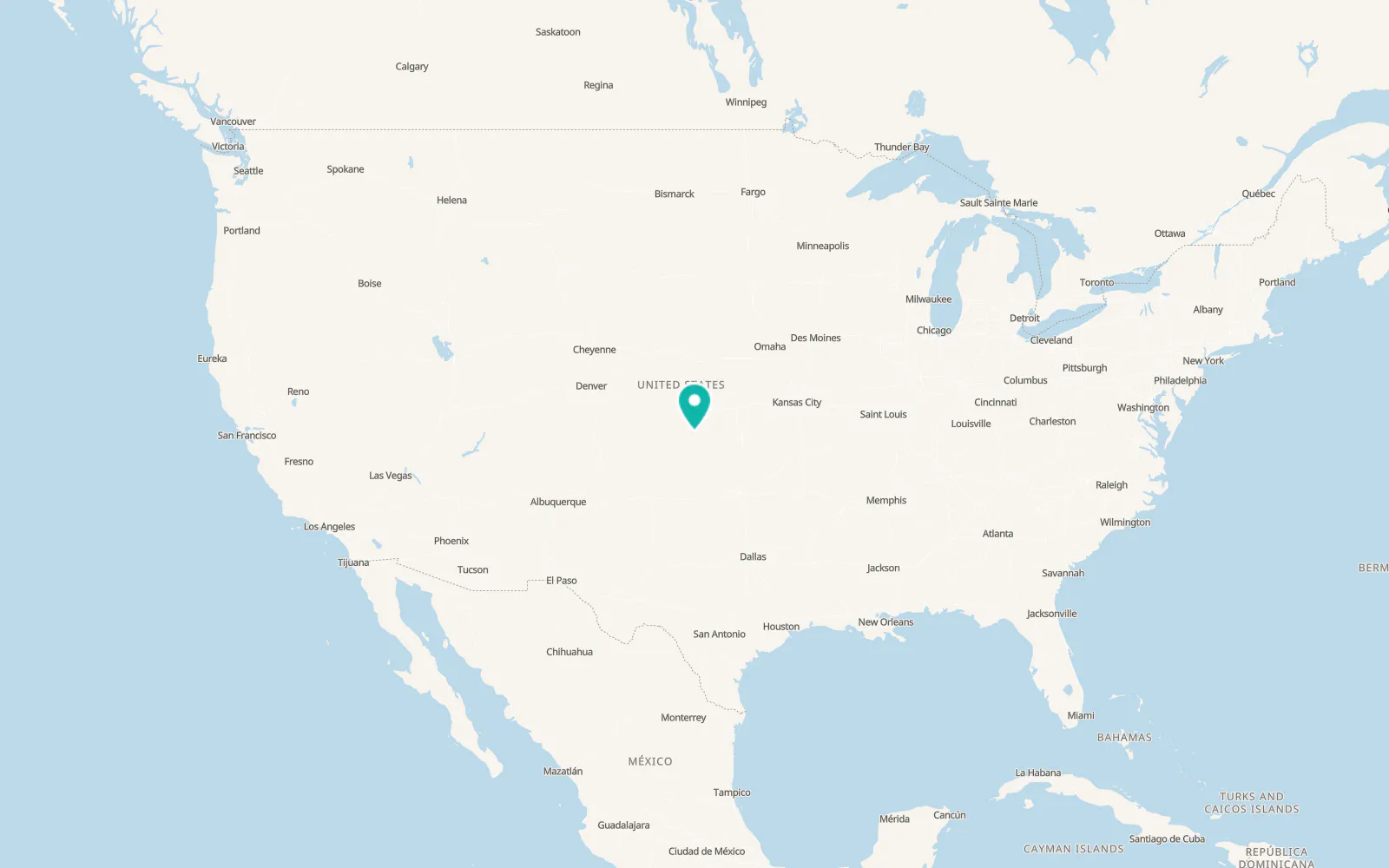 Map of Spearville