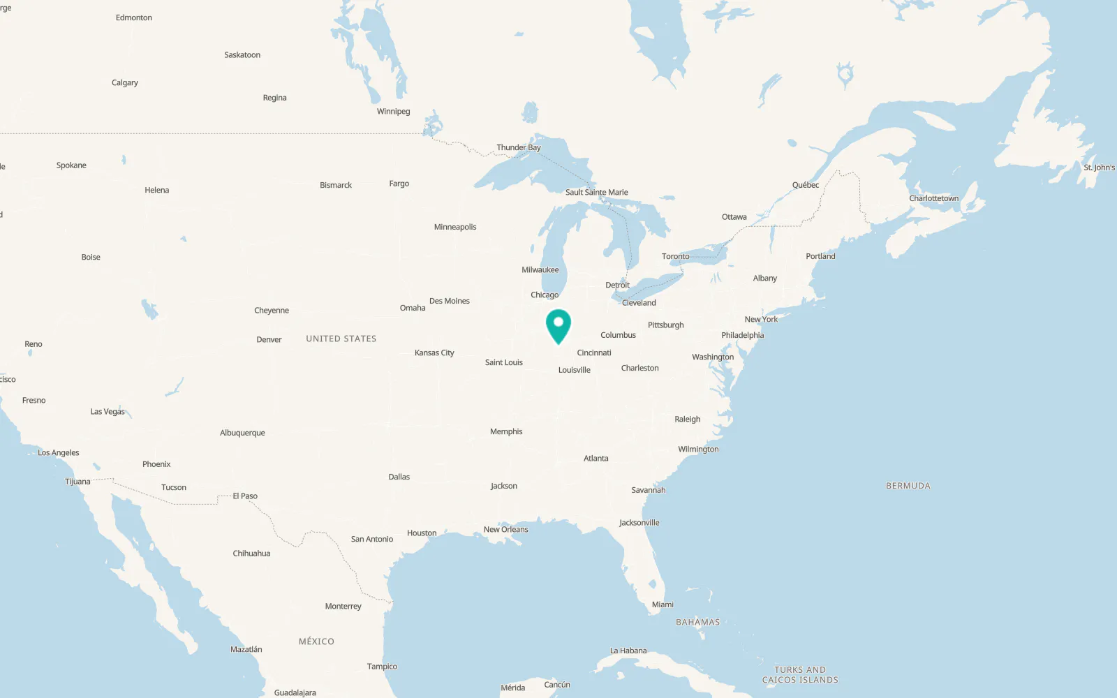Map of Spencer
