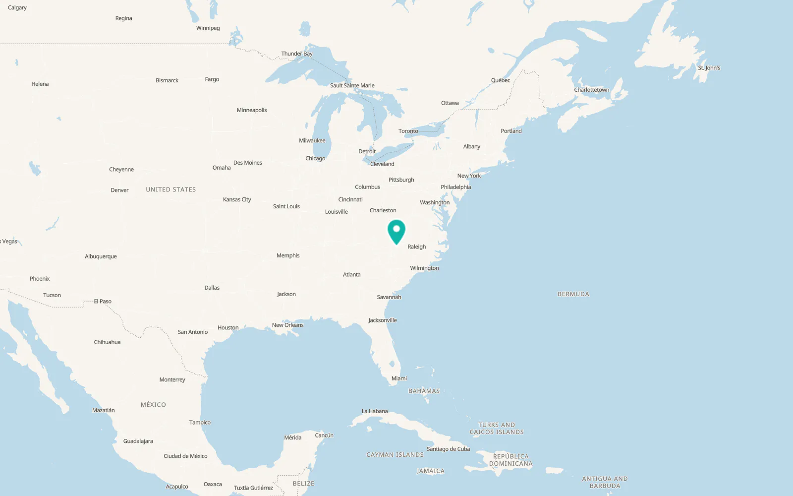 Map of Spencer