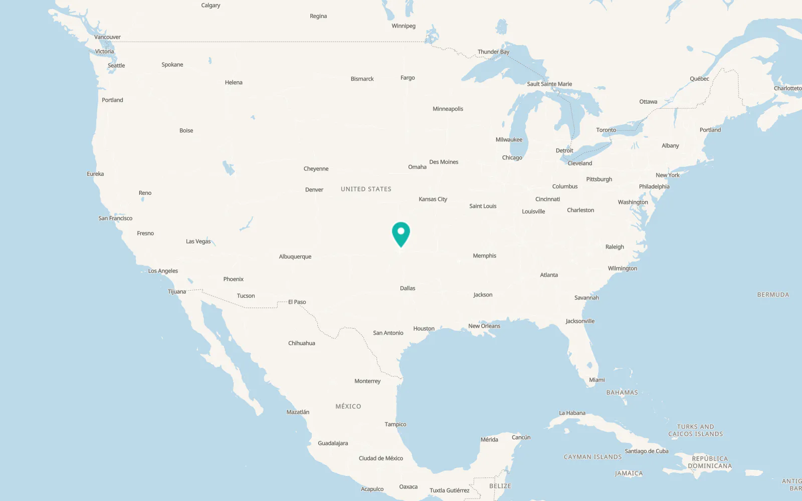 Map of Spencer