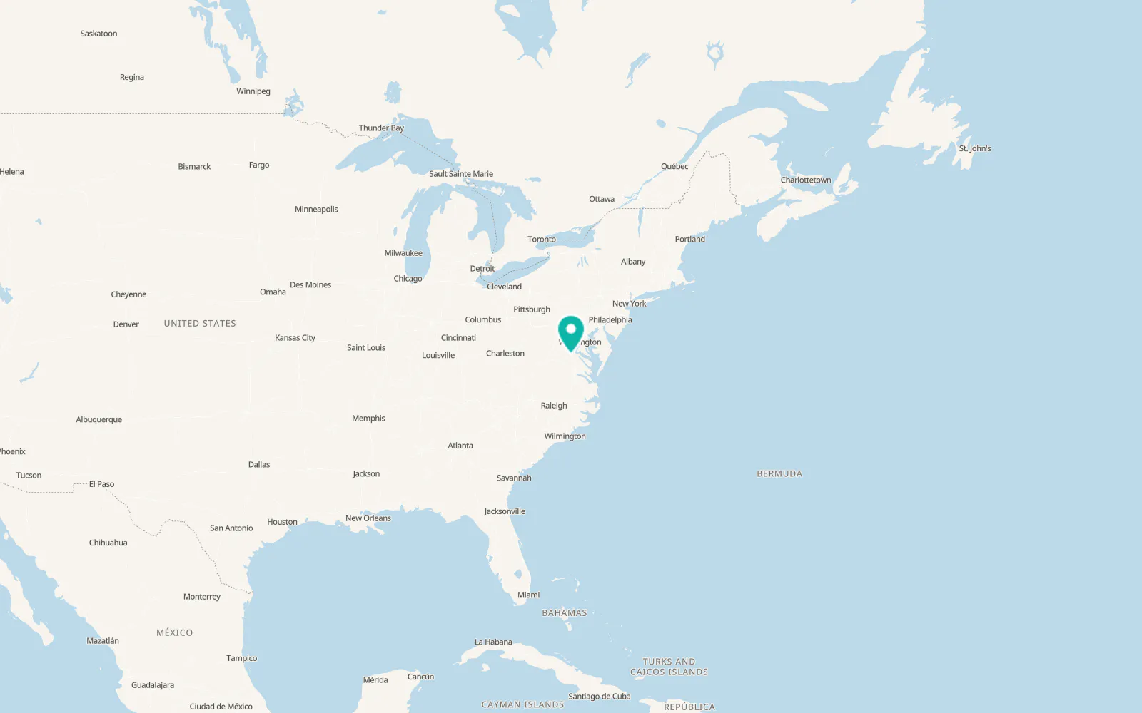 Map of Spotsylvania