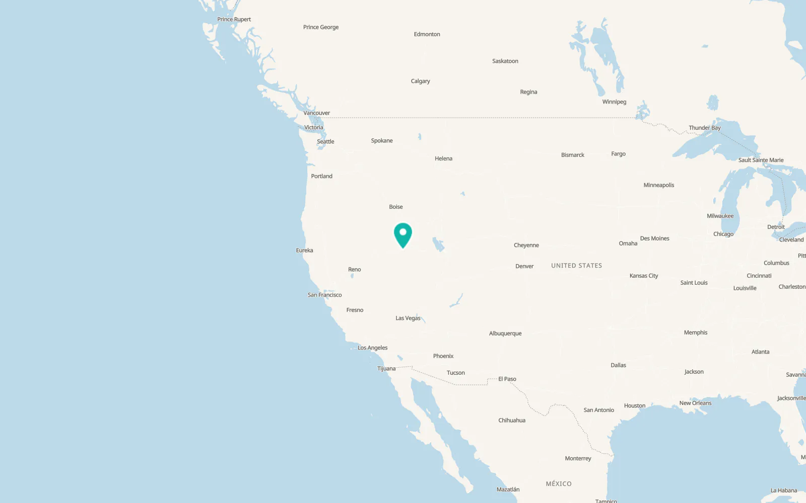Map of Spring Creek