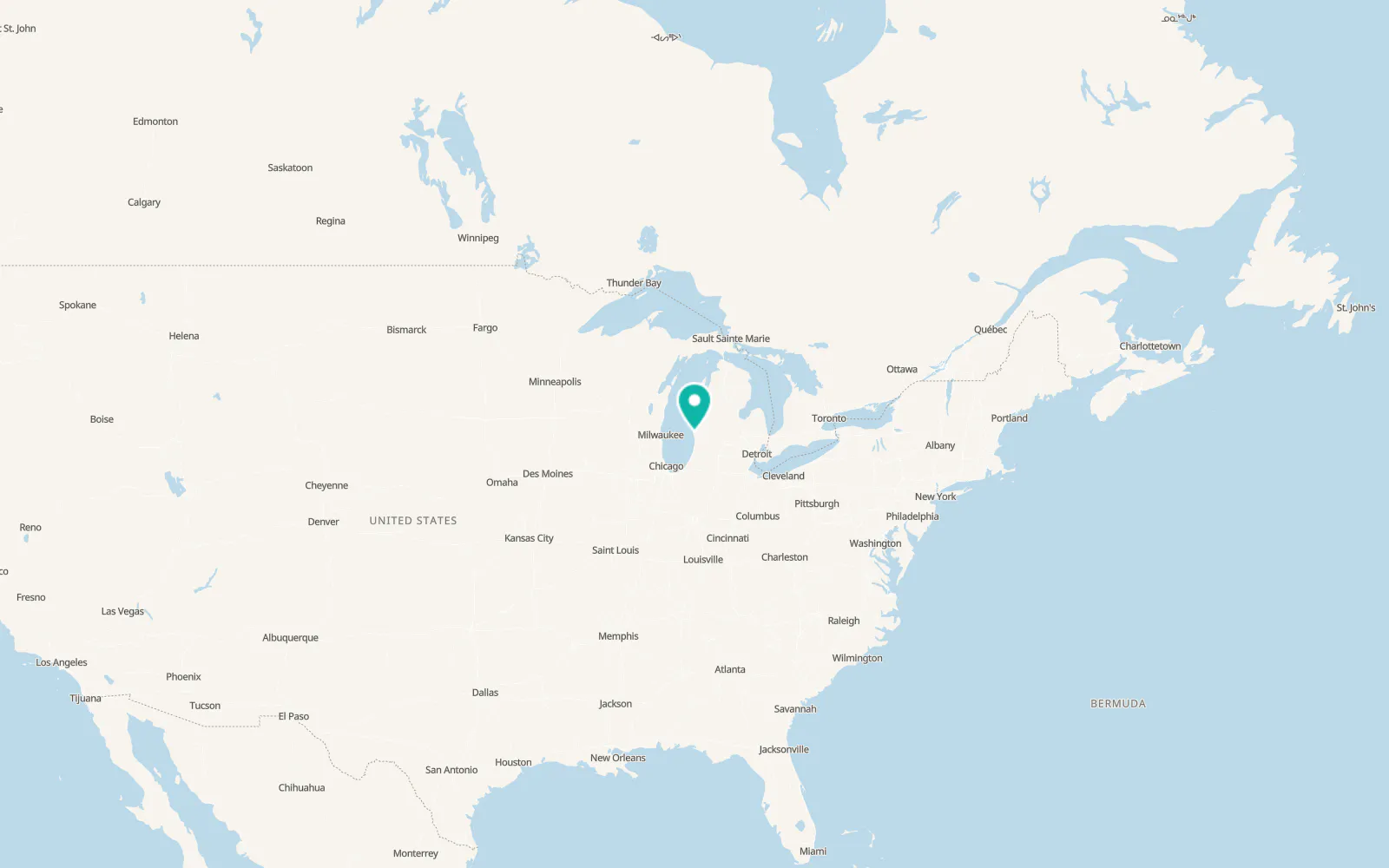 Map of Spring Lake