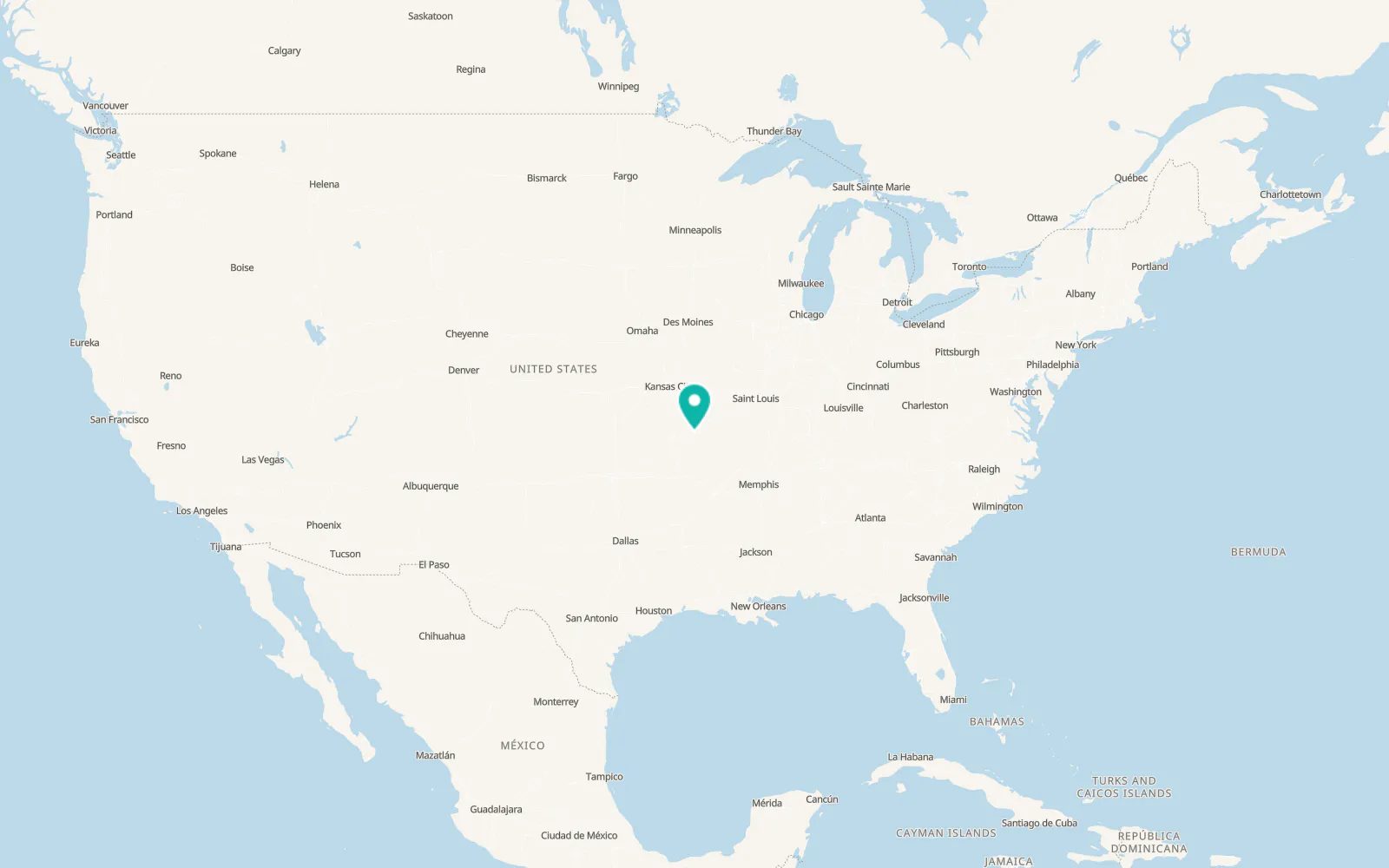 Map of Springfield