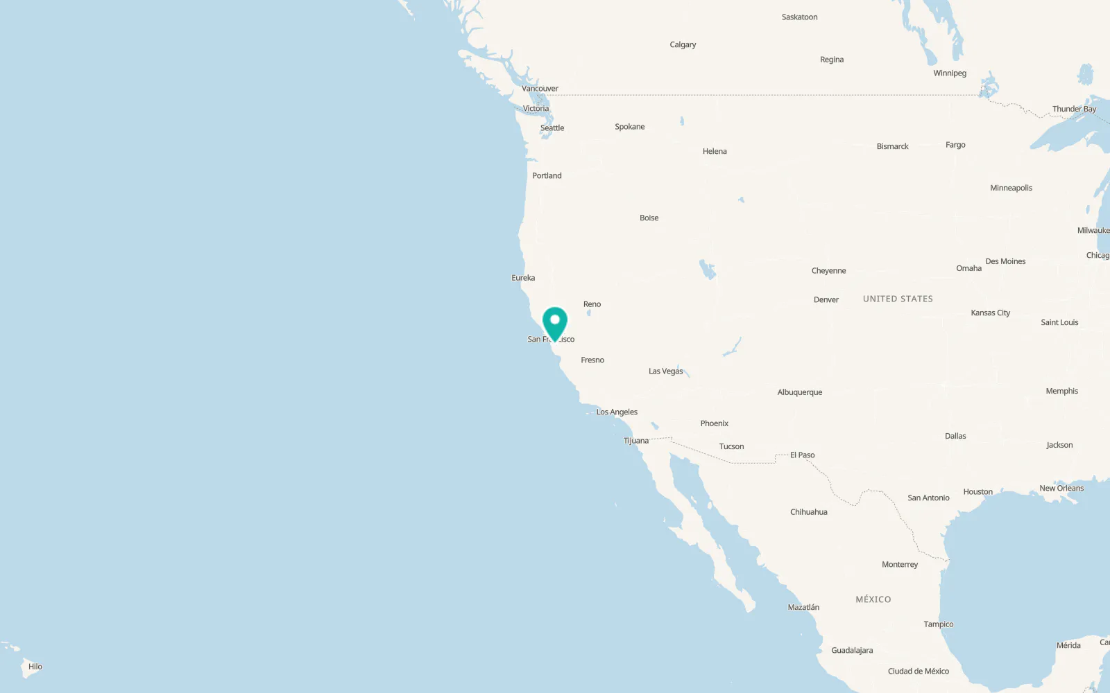 Map of Stanford