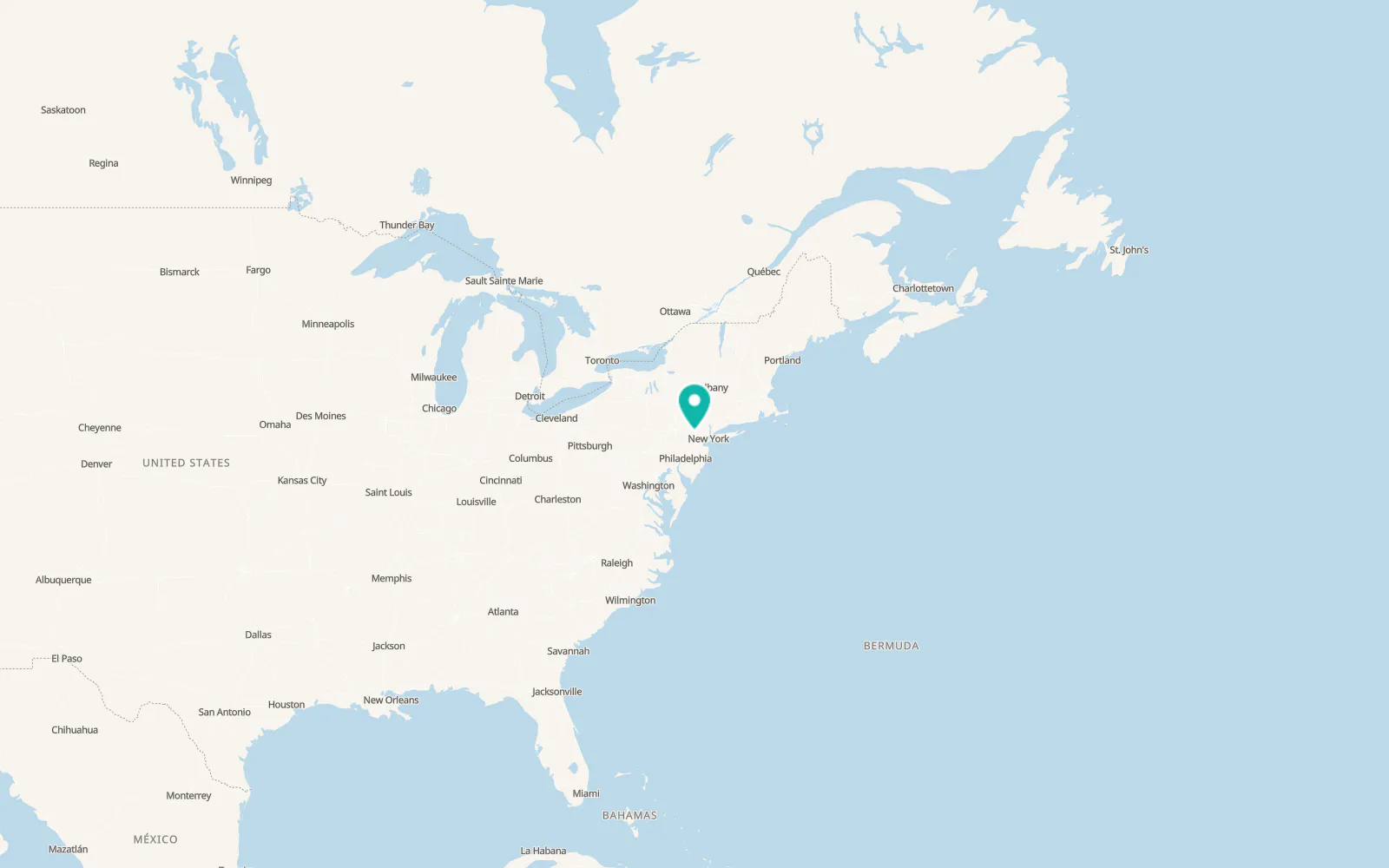 Map of Stanhope
