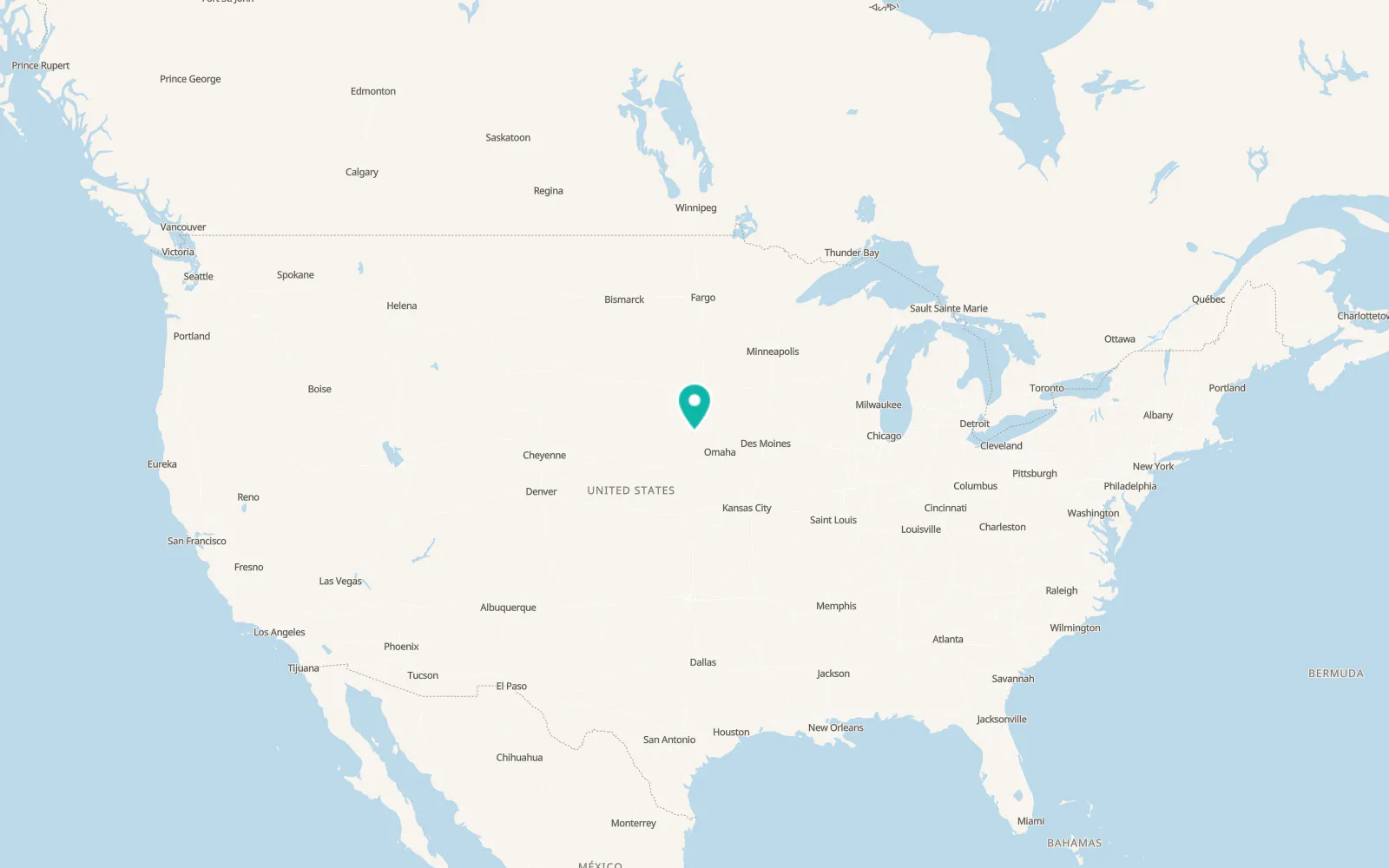 Map of Stanton