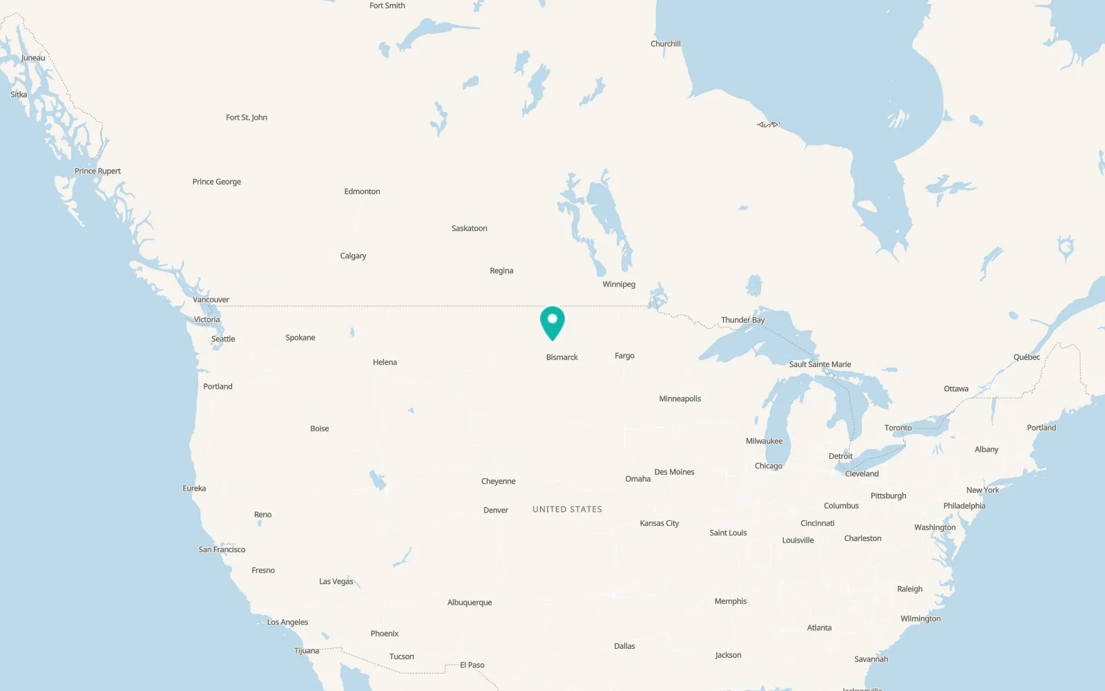 Map of Stanton