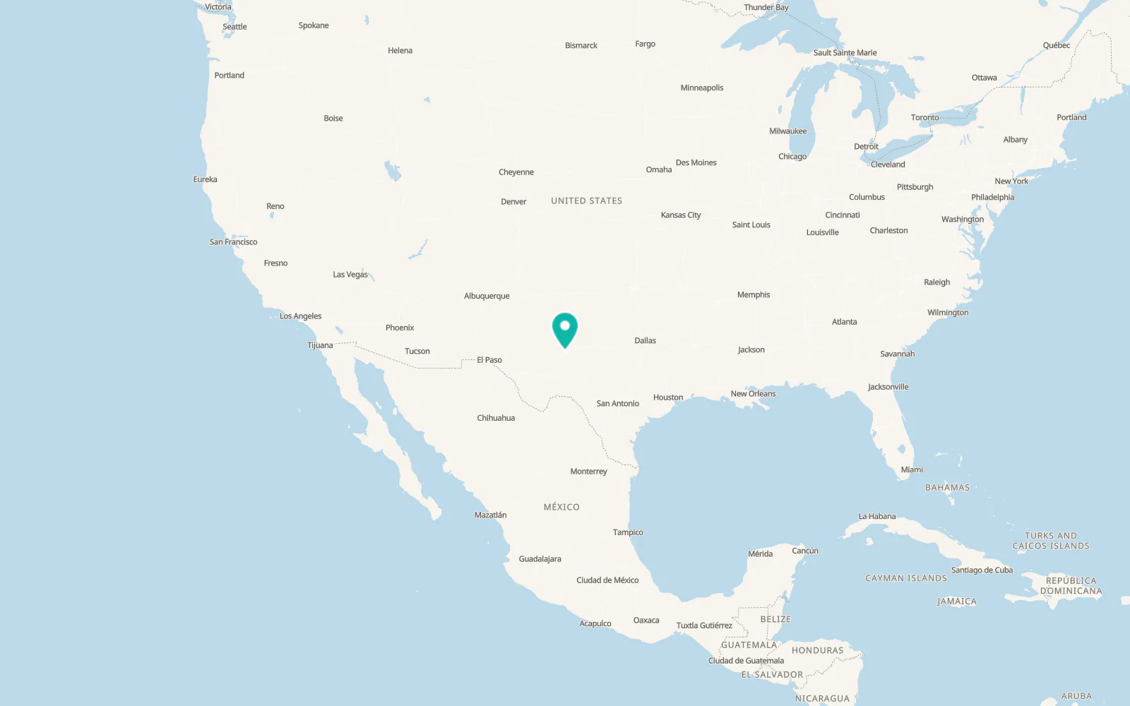 Map of Stanton