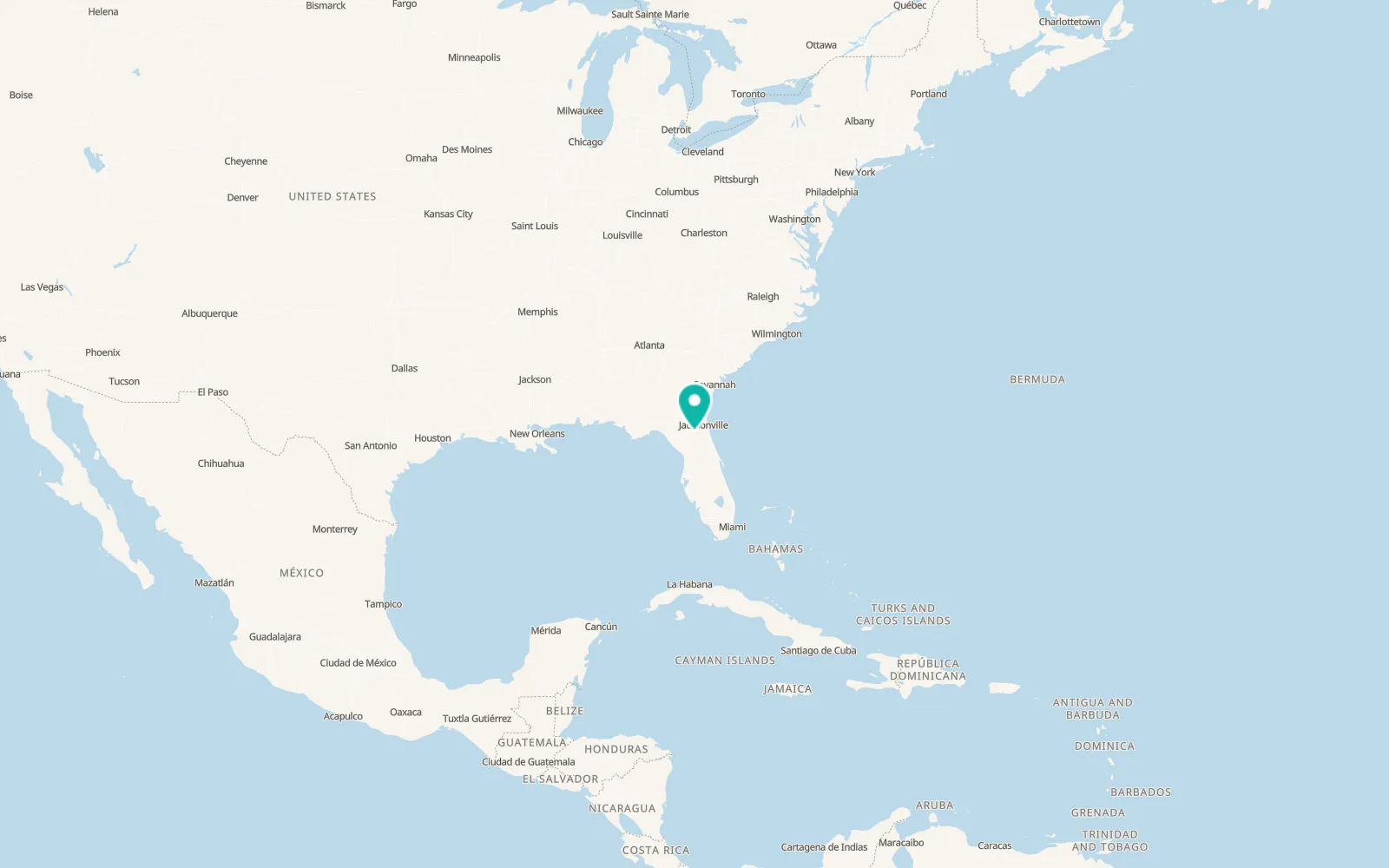 Map of Starke