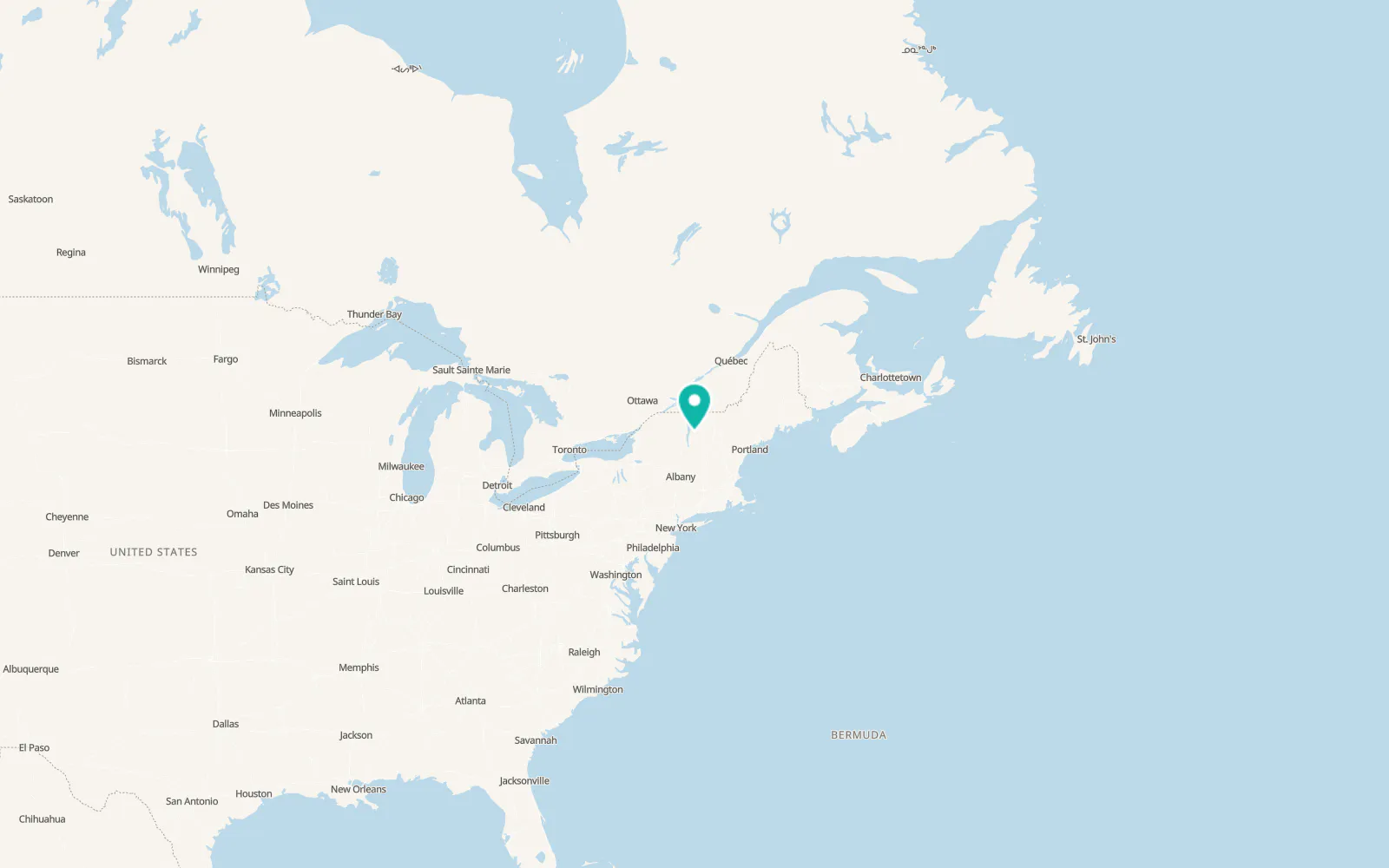 Map of Starksboro