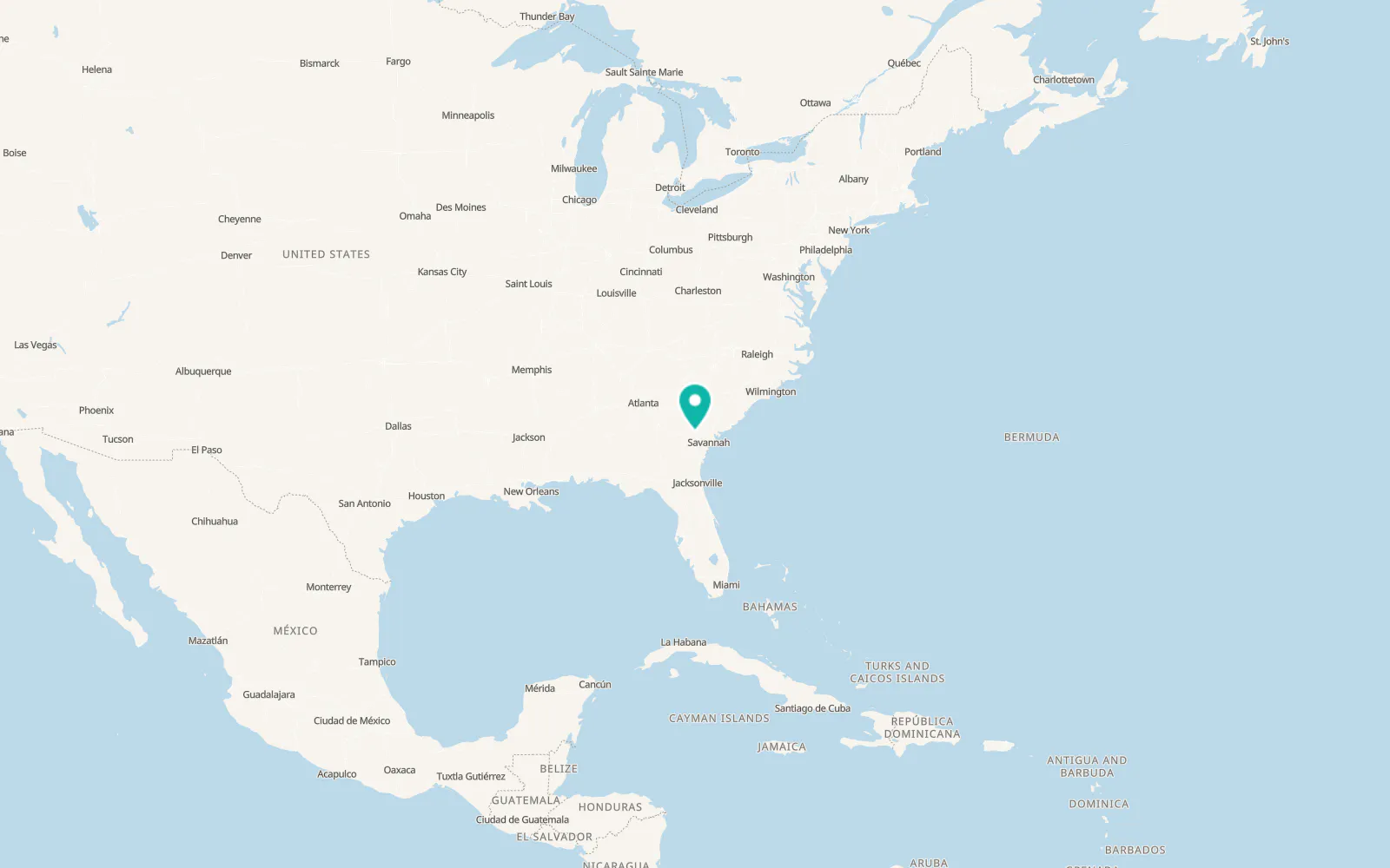 Map of Statesboro